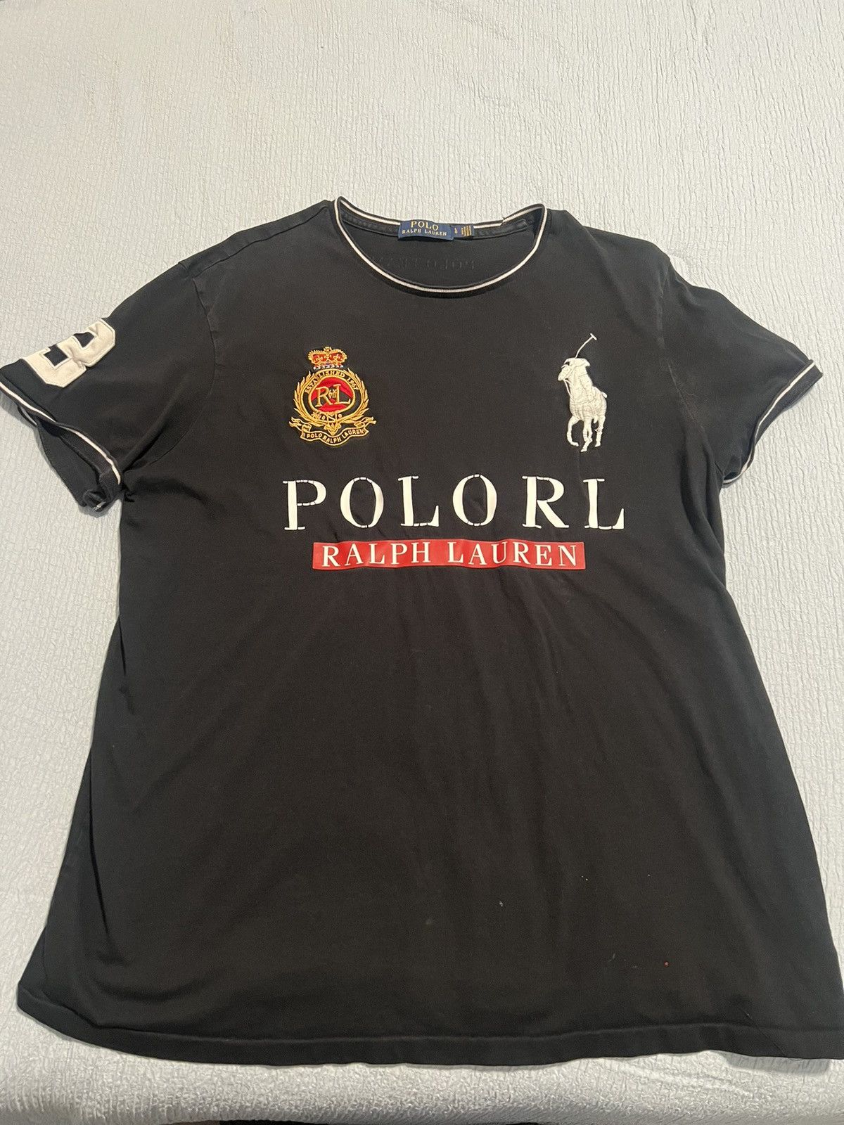 Polo Ralph Lauren Vintage Polo Ralph Lauren Tshirt Size US L / EU 52-54 / 3 - 1 Thumbnail