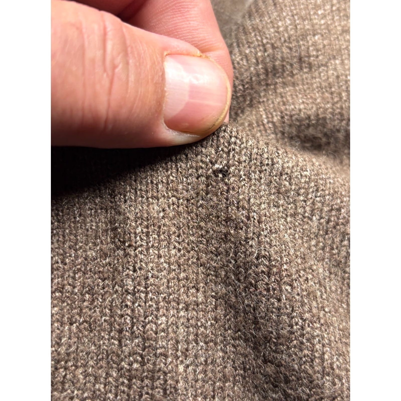 Vintage Lush Sweater Womens Small Brown Solid Knit Pullover Long Sleeve Casual Size S / US 4 / IT 40 - 3 Thumbnail
