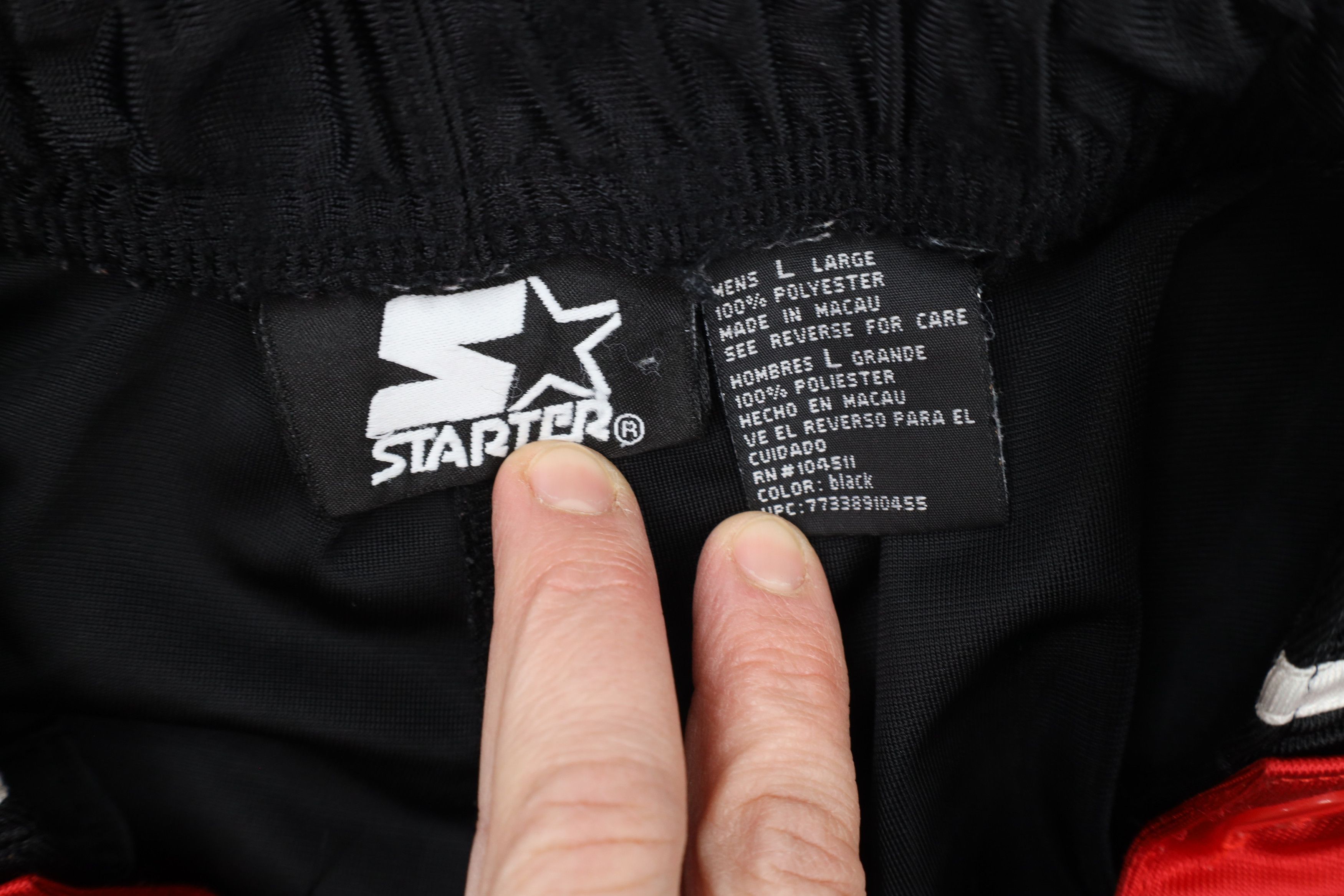 Starter × Vintage Vintage 90s Starter Block Wide Leg Tearaway Sweatpants Pants Size US 36 / EU 52 - 9 Thumbnail