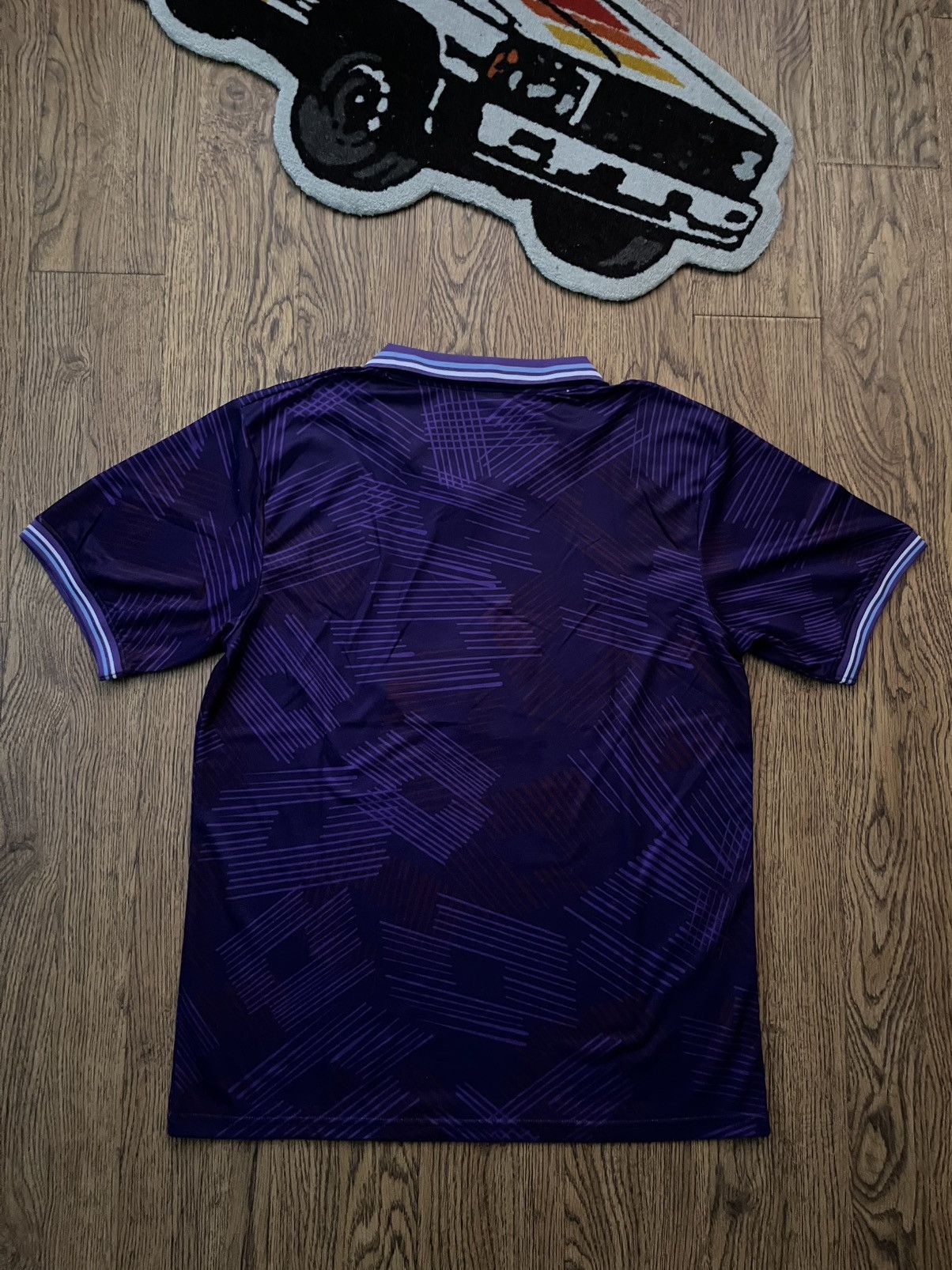 Vintage 🔷Retro Lotto Fiorentina 1992/93 Soccer jersey🔷 Size US XXL / EU 58 / 5 - 2 Thumbnail