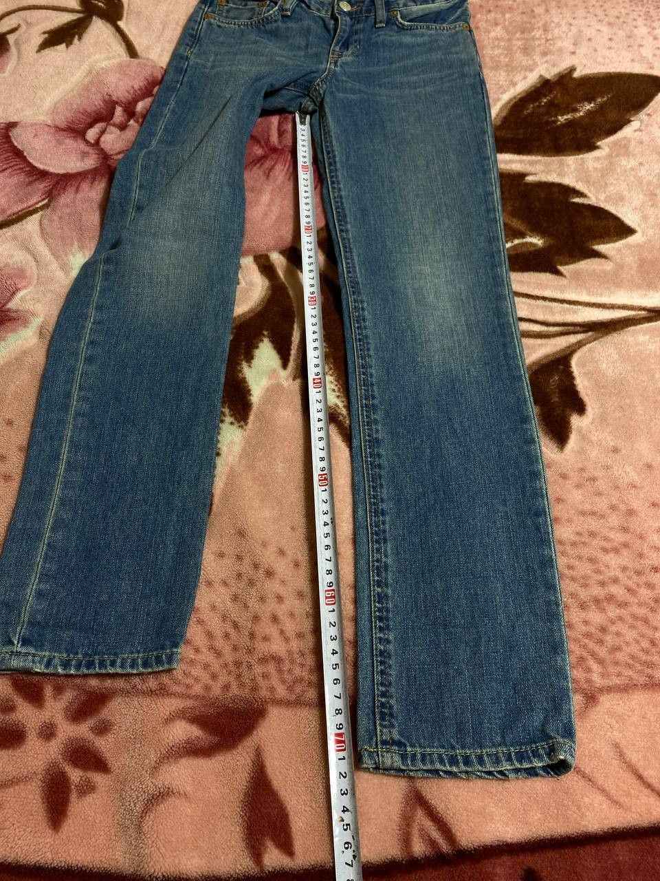 Polo Ralph Lauren × RRL Ralph Lauren × Vintage Crazy Vintage 90s Polo Ralph Lauren Faded Baggy Jeans Size US 27 - 20 Thumbnail