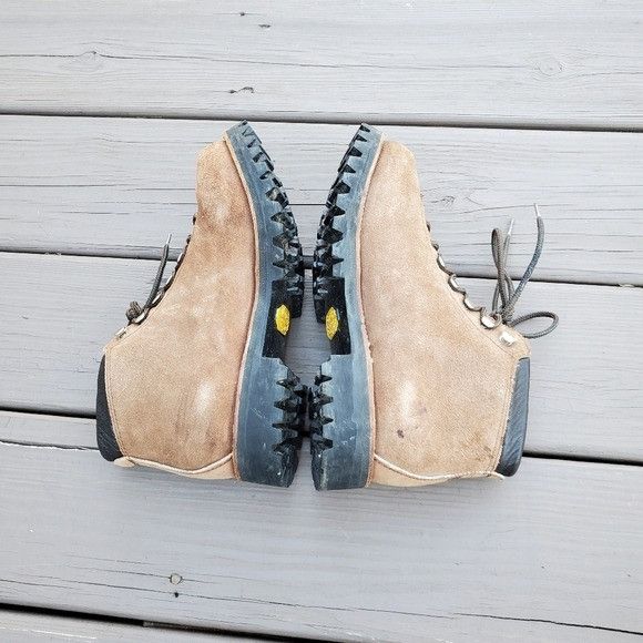 Vintage Vintage 90s y2k Brown Roughout Suede Leather Hiking Boots Size US 7.5 / IT 37.5 - 5 Thumbnail