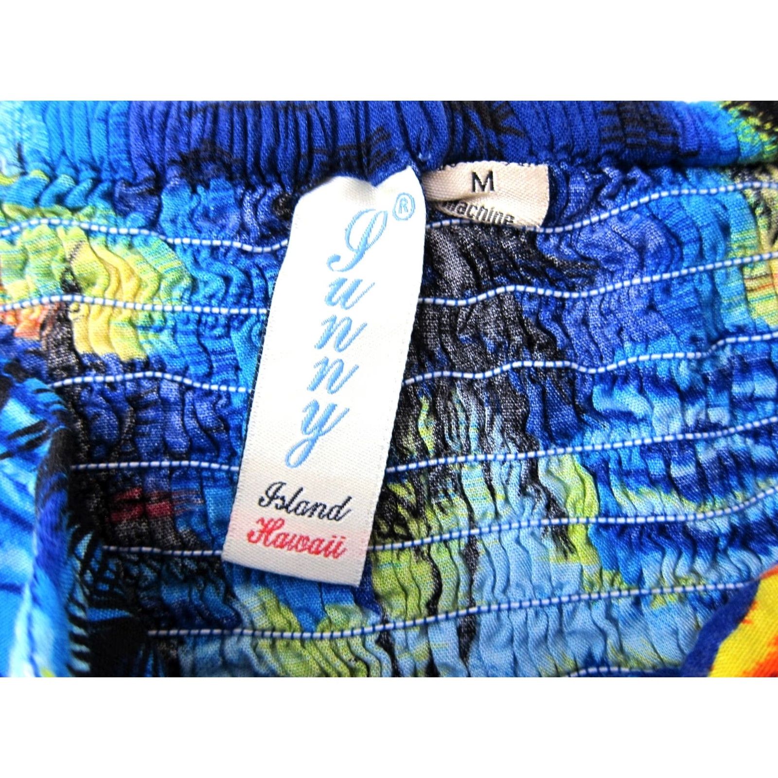 Vintage Sunny Island Hawaii Floral Strapless Short Sun Dress M Size 32" / US 10 / IT 46 - 3 Thumbnail