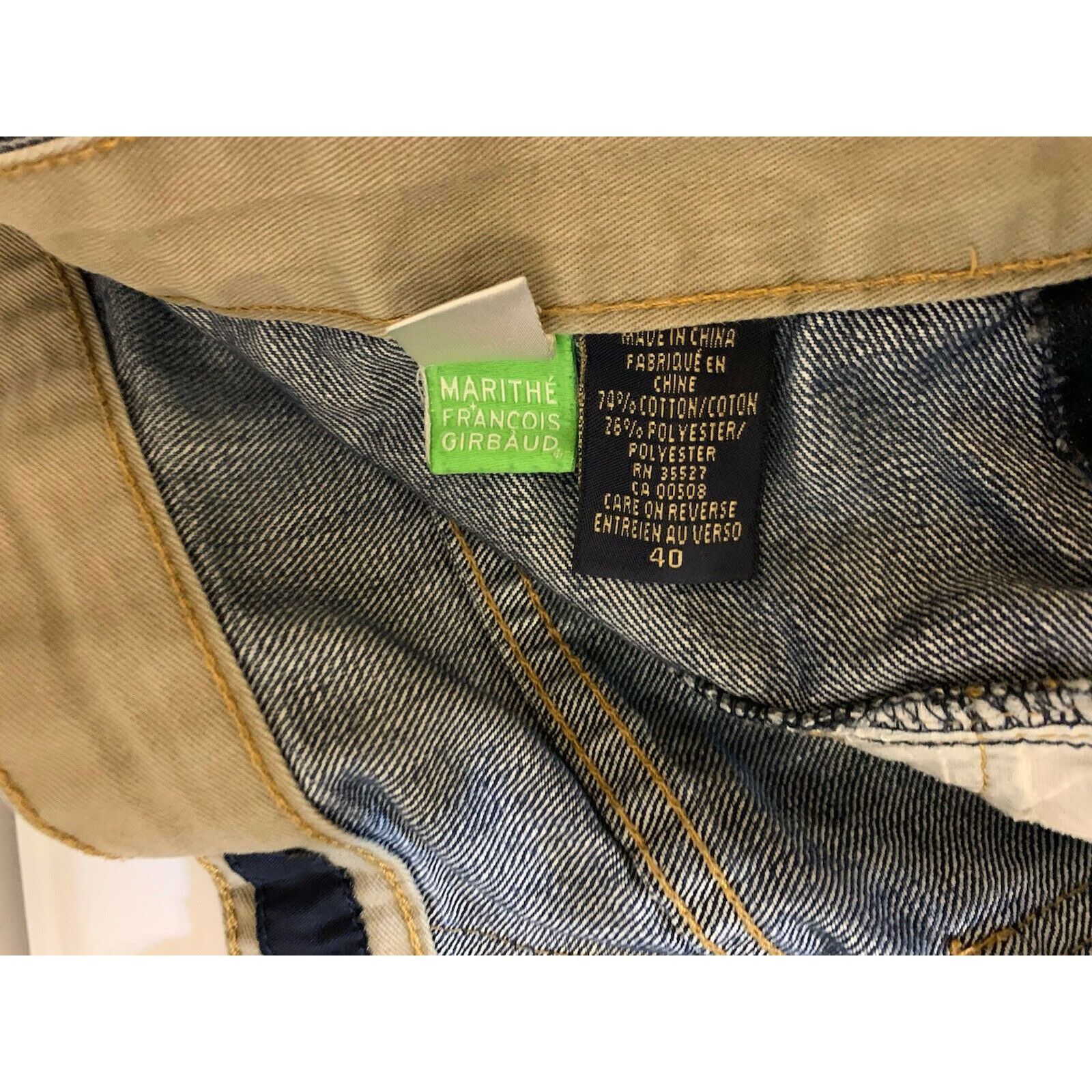 Marithe + Francois Girbaud Vtg Marithe Francois Girbaud Blue Denim shorts Men's Size 40 Size US 40 / EU 56 - 2 Thumbnail