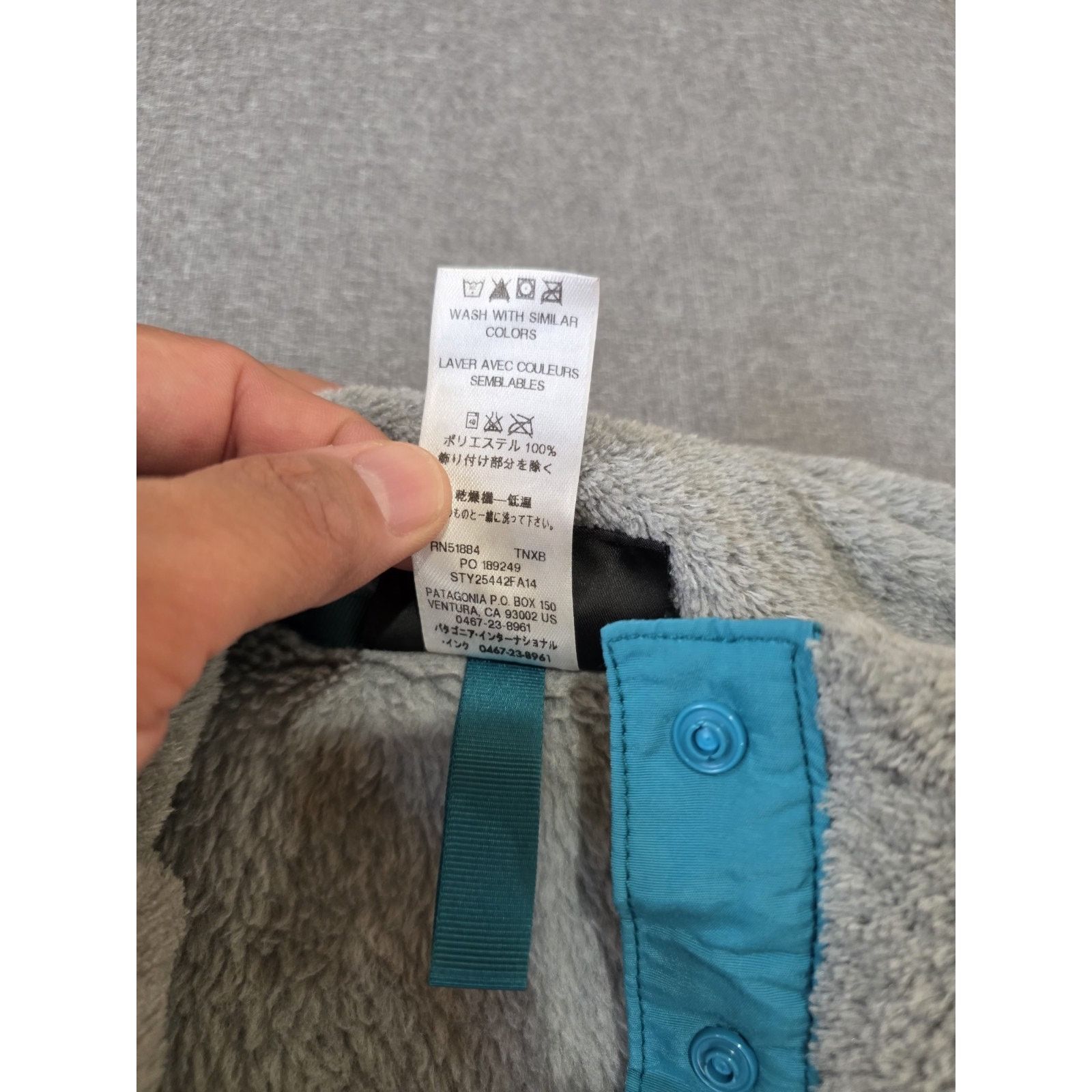 Patagonia Patagonia Jacket Womens M Gray Blue Polartec Re-Tool Snap Size M / US 6-8 / IT 42-44 - 7 Thumbnail