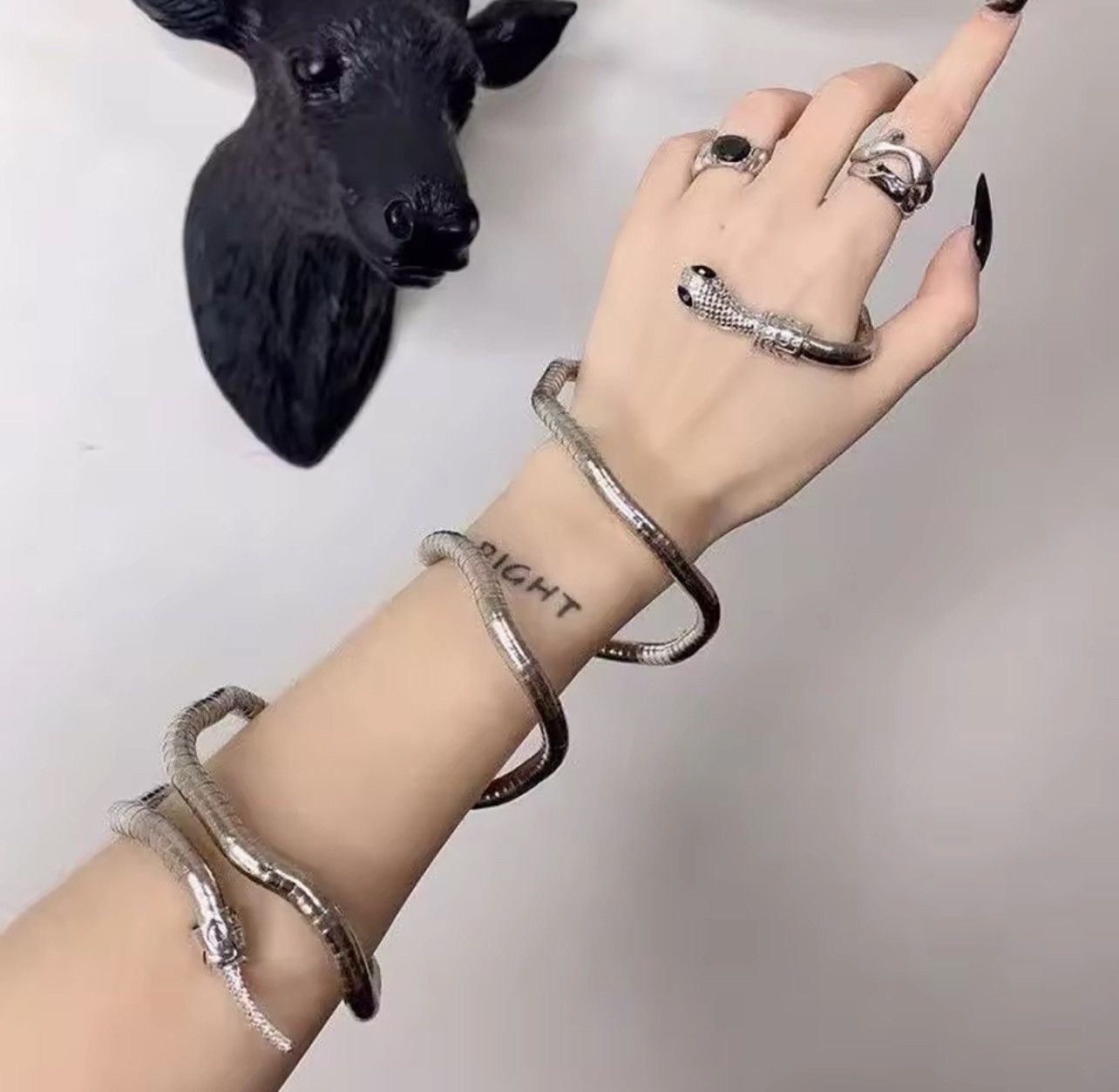 Other Adjustable Snakes to be necklaces or Ring Size ONE SIZE - 3 Thumbnail