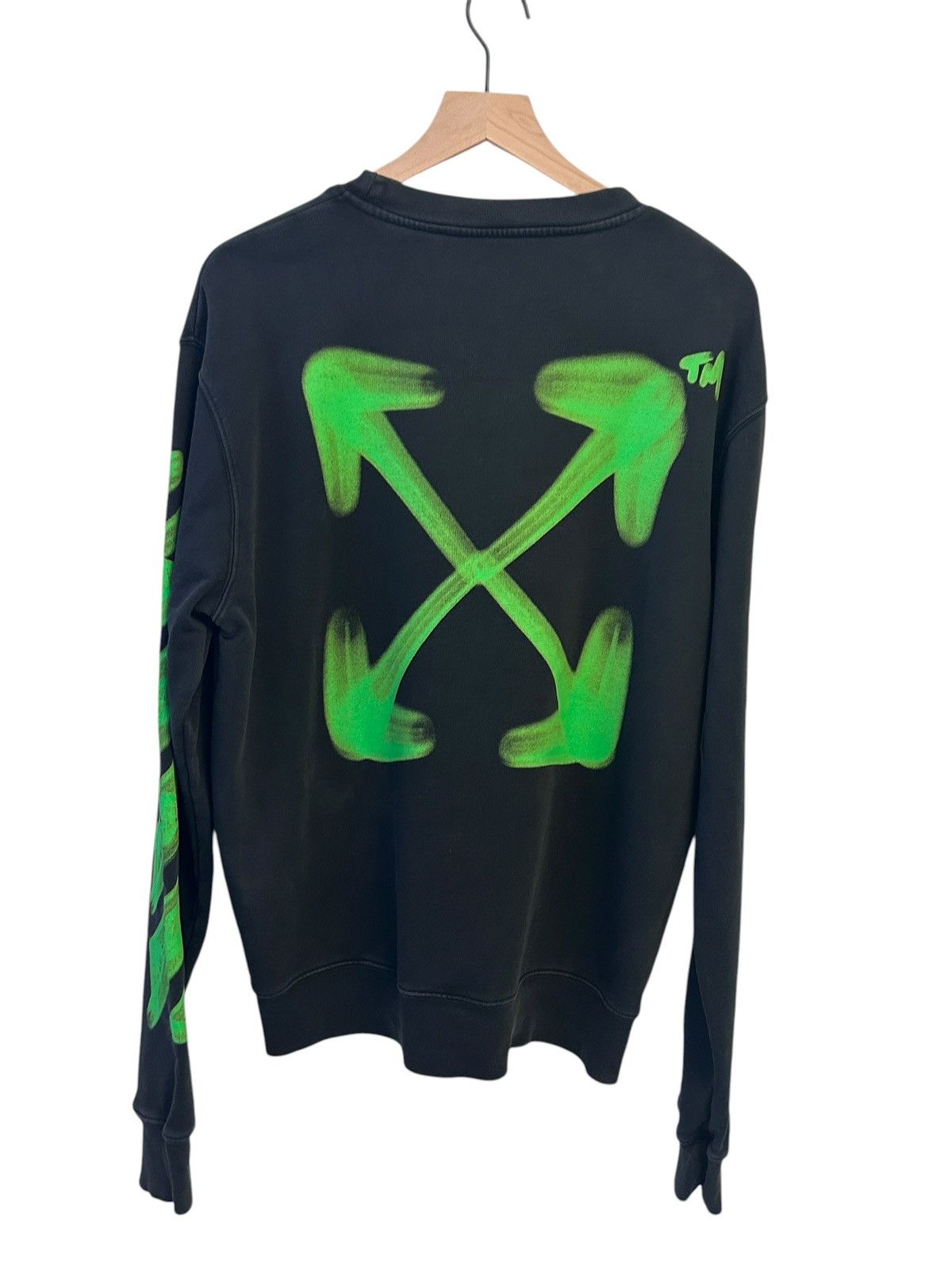 Off-White Virgil Abloh Off-White ICA Vintage Arrow Slim Sweatshirt Xl Size US XL / EU 56 / 4 - 2 Thumbnail