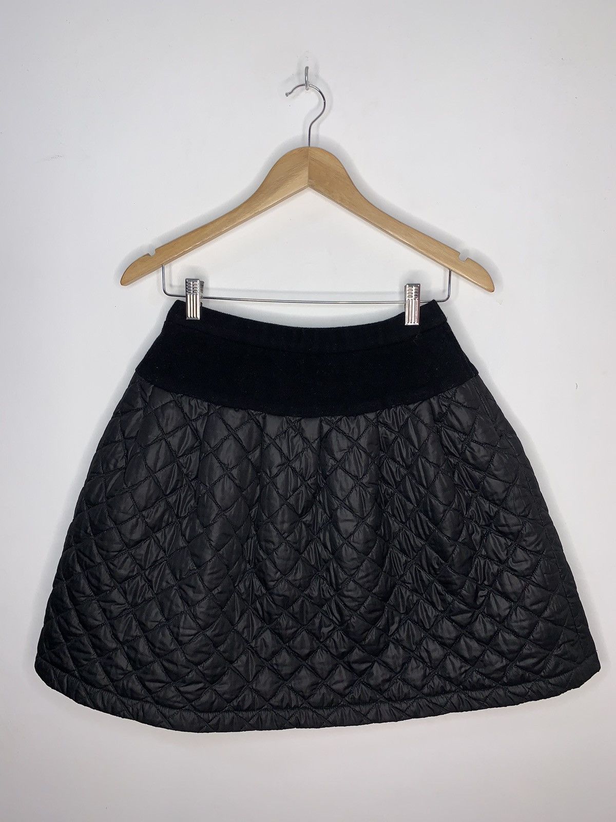 image of Issey Miyake x Tsumori Chisato Quilted Skirt in Black, Women's (Size 26)