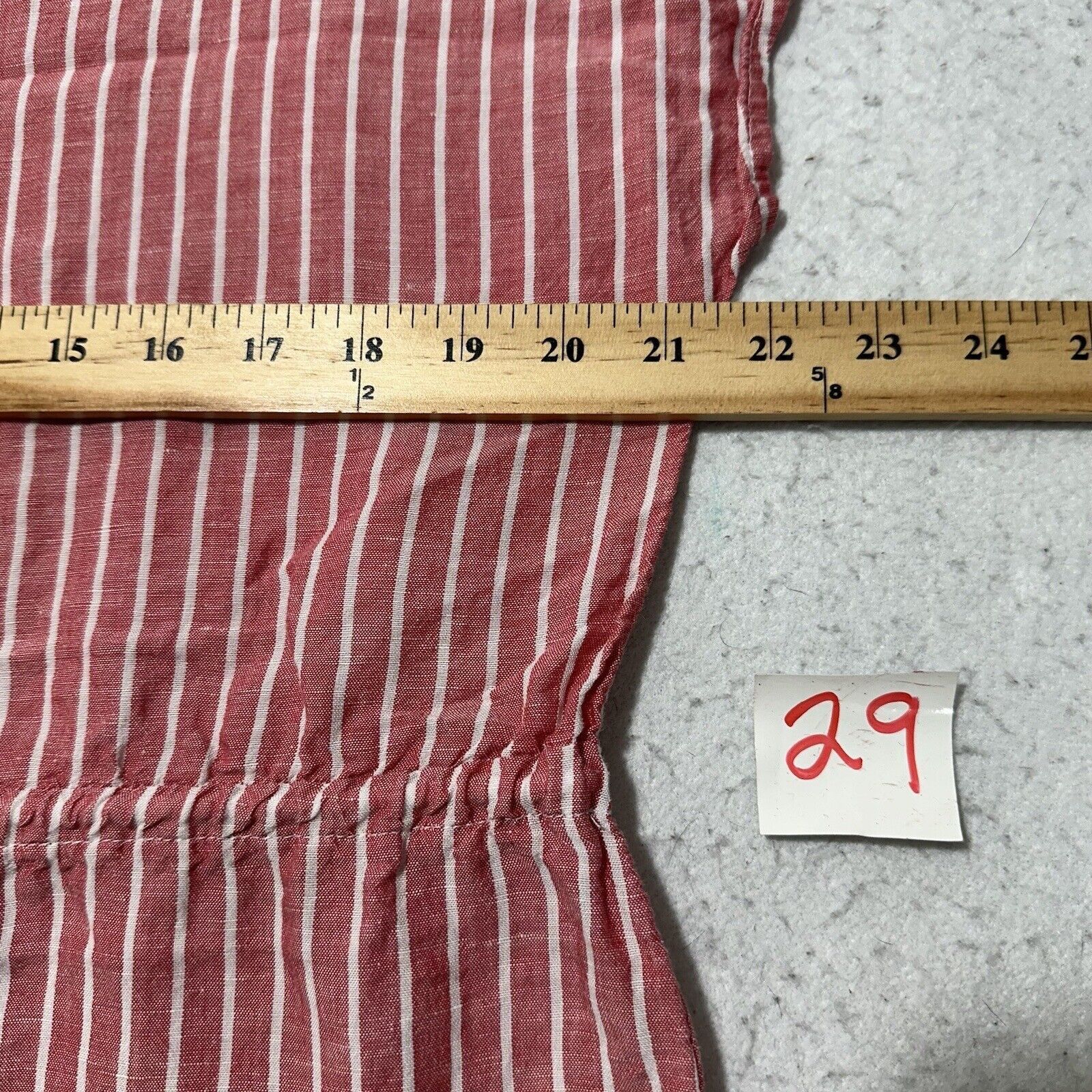 Other Mododoc Medium Linen Blend T Shirt Dress V-Neck Drawstring Size M / US 6-8 / IT 42-44 - 8 Thumbnail
