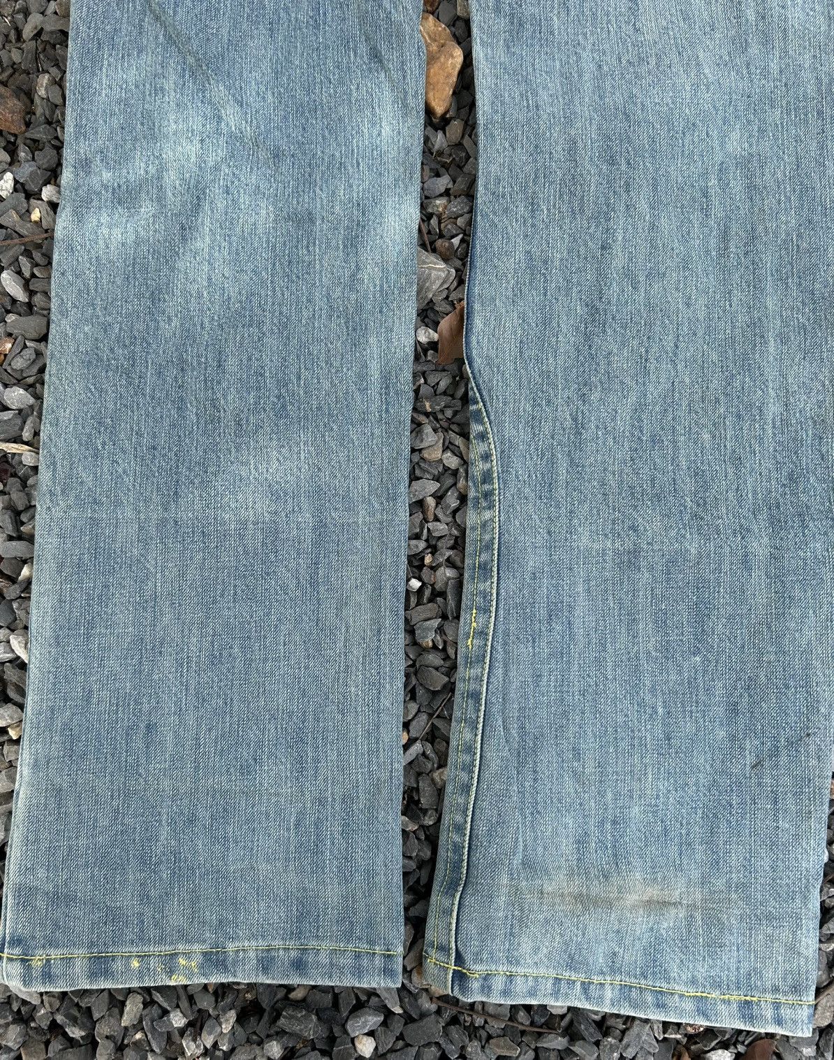 Kapital CLONE DEVGRU DAICOCK LOVE PEACE SURF BEACH DENIM JEANS RARE🎌 Size US 32 / EU 48 - 12 Thumbnail