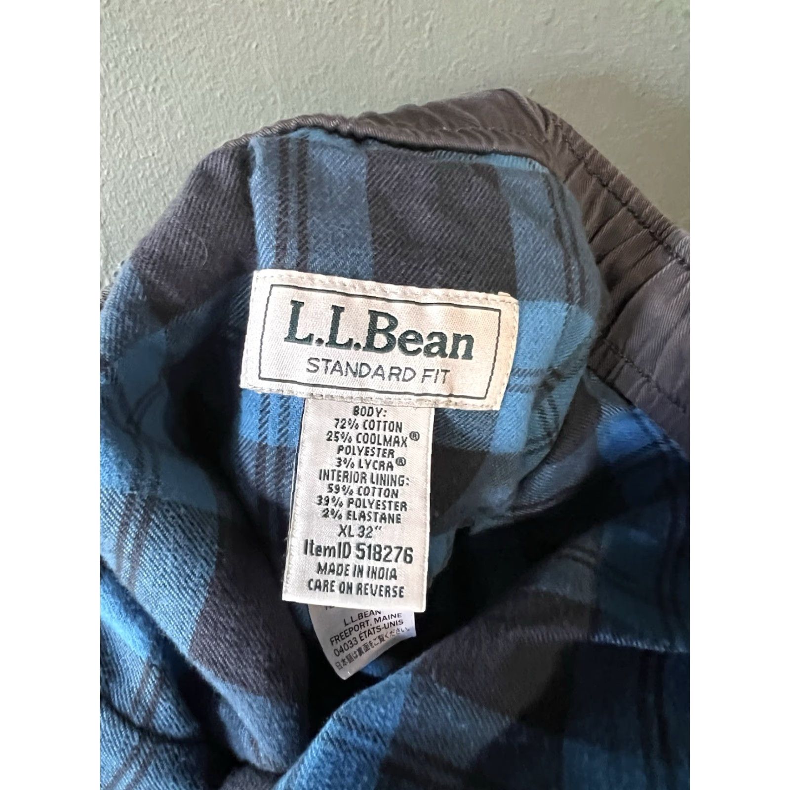 Vintage VINTAGE LL Bean Mens Gray Lined Outdoor Jogger Pants Size XL w/ Drawstring Size US 36 / EU 52 - 3 Thumbnail