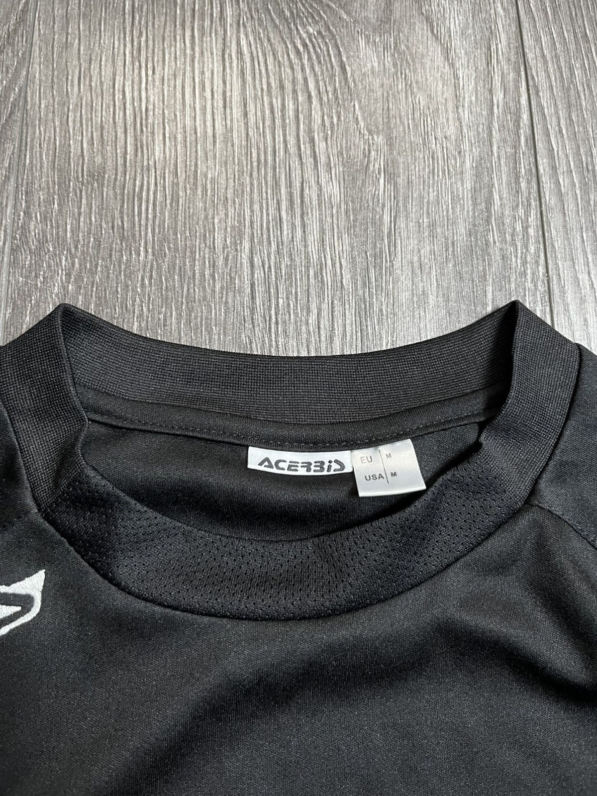 Vintage Acerbis FC Lugano Swiss Football Training Jersey Shirt Black Size US M / EU 48-50 / 2 - 3 Thumbnail