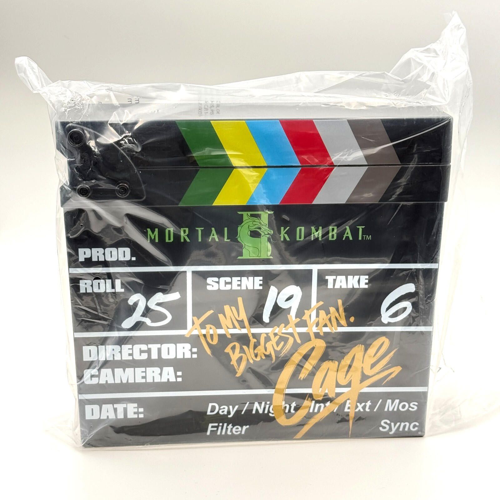Other Mortal Kombat 2 Cage Clapboard Popcorn Bucket Cinemark Ed. Size ONE SIZE - 1 Thumbnail