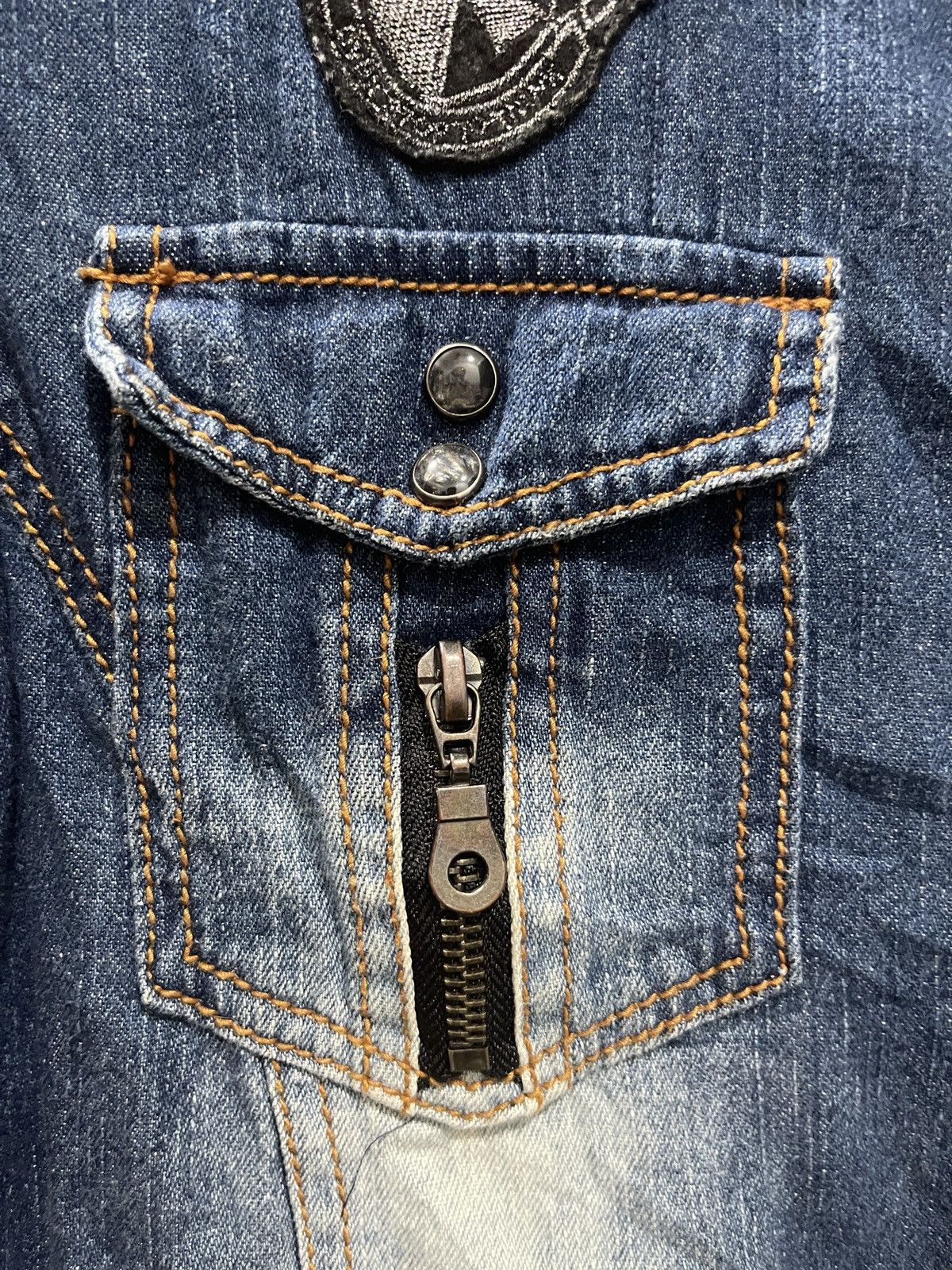 If Six Was Nine × In The Attic × Japanese Brand In The Attic Denim Long Sleeve Distressed Jacket Size M Size M / US 6-8 / IT 42-44 - 11 Thumbnail