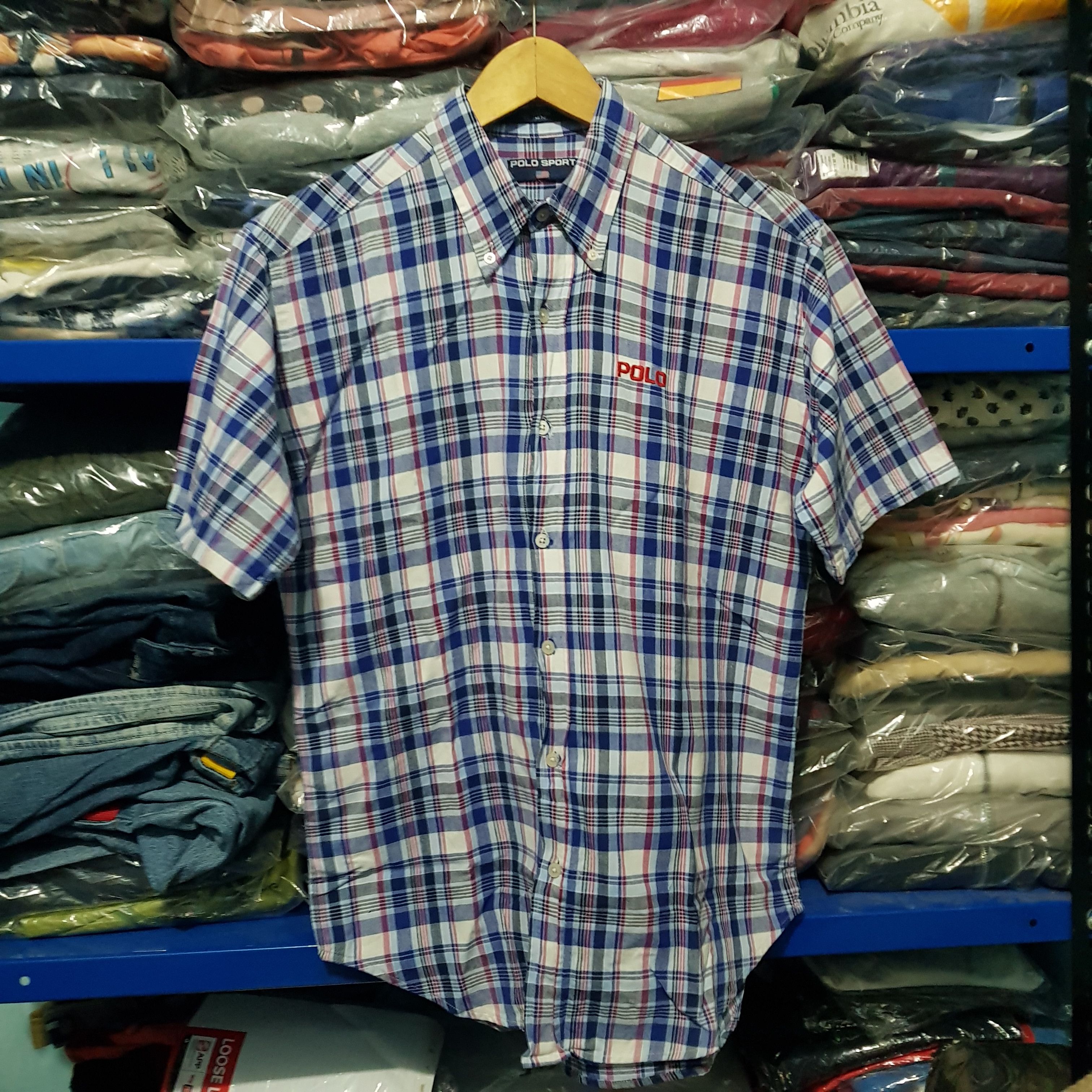 Polo Ralph Lauren Vintage Polo Sport Shirt Button Up Size US L / EU 52-54 / 3 - 1 Thumbnail