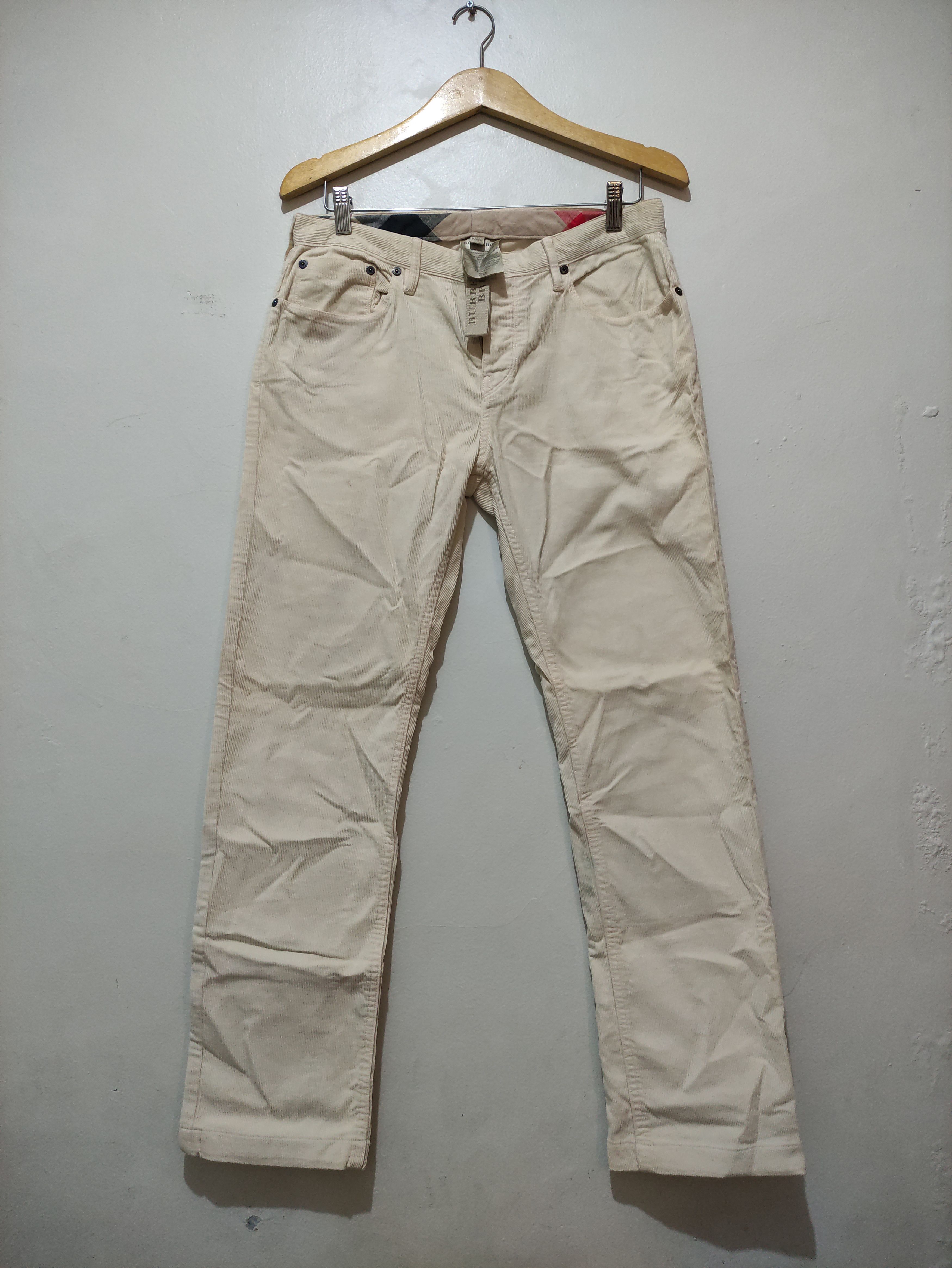 Burberry Burberry Brit Beige Corduroy Pants 32 L/M Size US 32 / EU 48 - 1 Thumbnail
