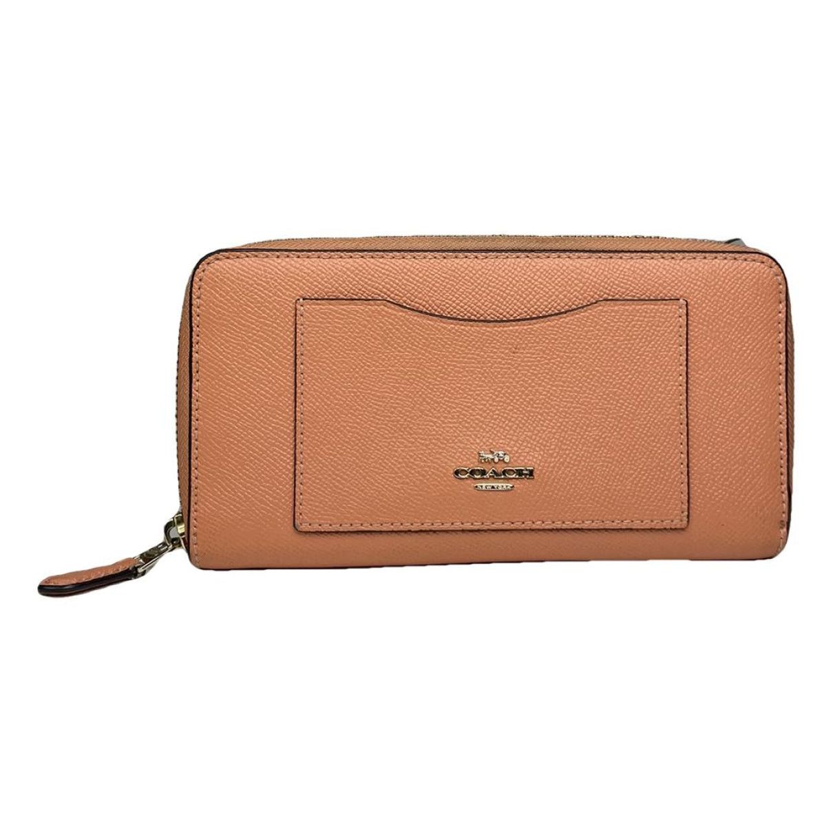 Coach Orange Leather Wallet Size ONE SIZE - 1 Thumbnail