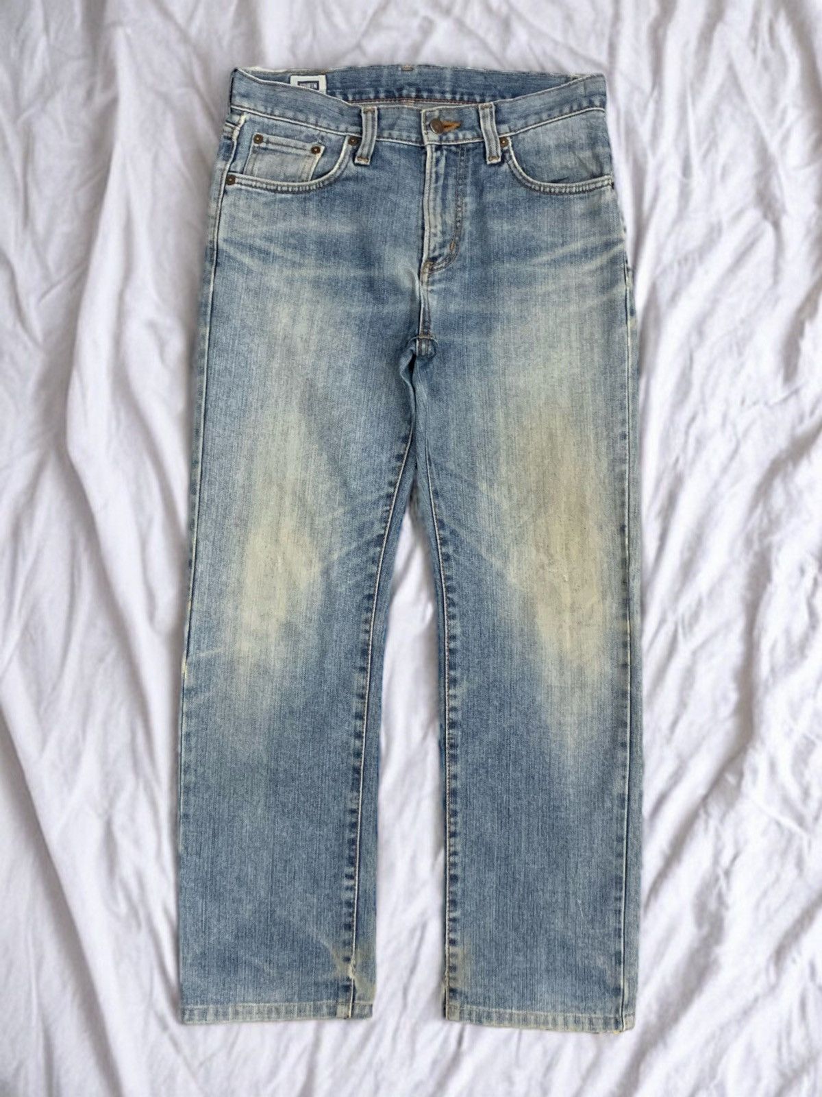 Edwin 403 Tapered Distressed Denim Pants (AC46)