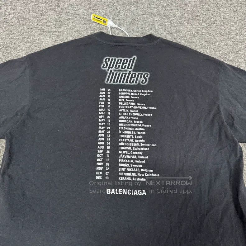 Balenciaga Balenciaga Band Printed Short Sleeve T-Shirt Size US S / EU 44-46 / 1 - 6 Thumbnail