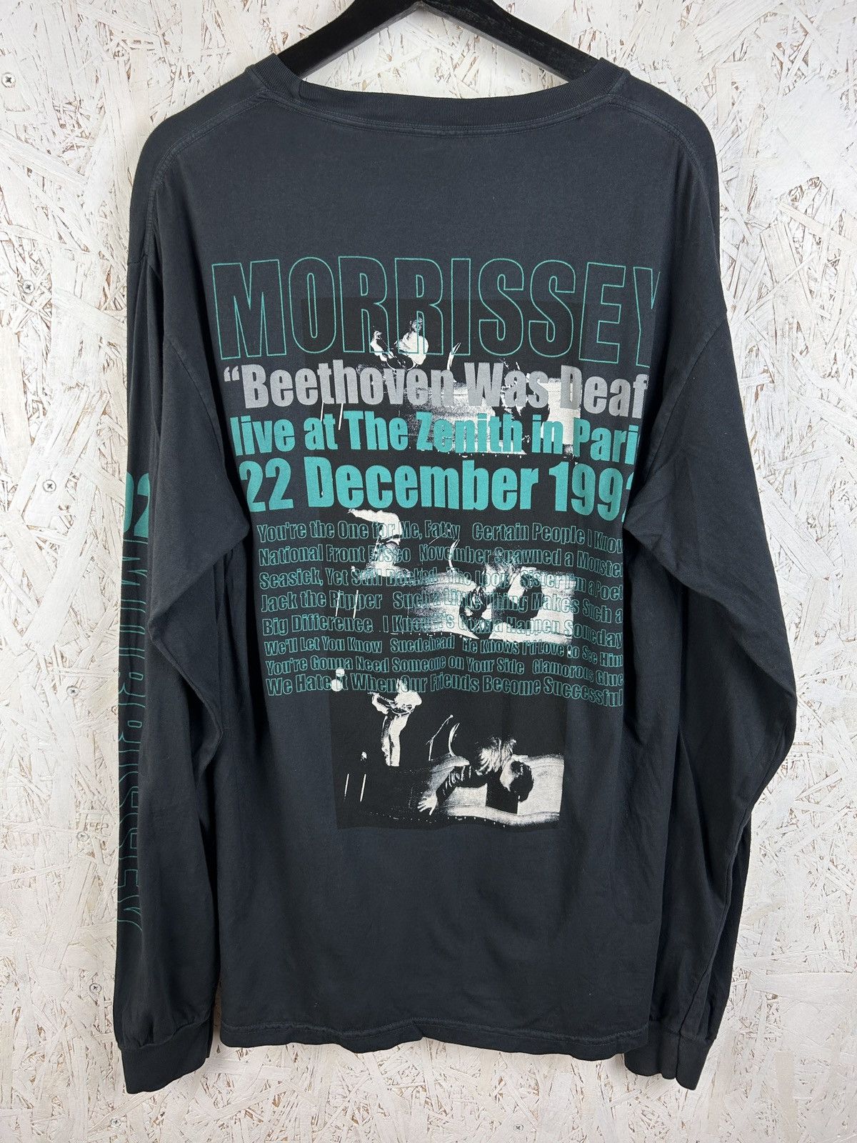 Band Tees Vintage Morrissey Strangeways 1992 Tour Smiths Long Sleeve Size US L / EU 52-54 / 3 - 5 Thumbnail