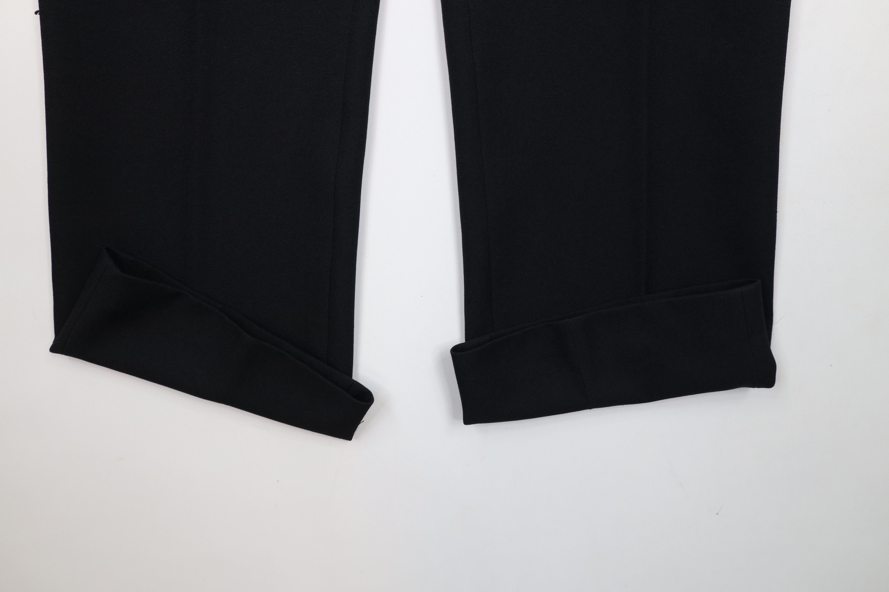 Vintage Vintage 70s Streetwear Flared Wide Leg Chino Pants Black USA Size US 32 / EU 48 - 5 Thumbnail