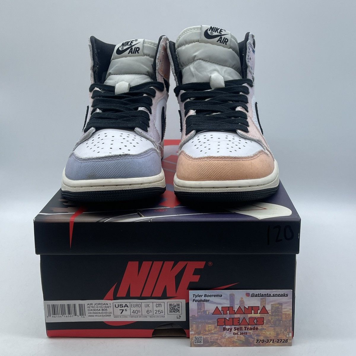 Nike Air Jordan 1 high skyline Size US 7.5 / EU 40-41 - 2 Thumbnail