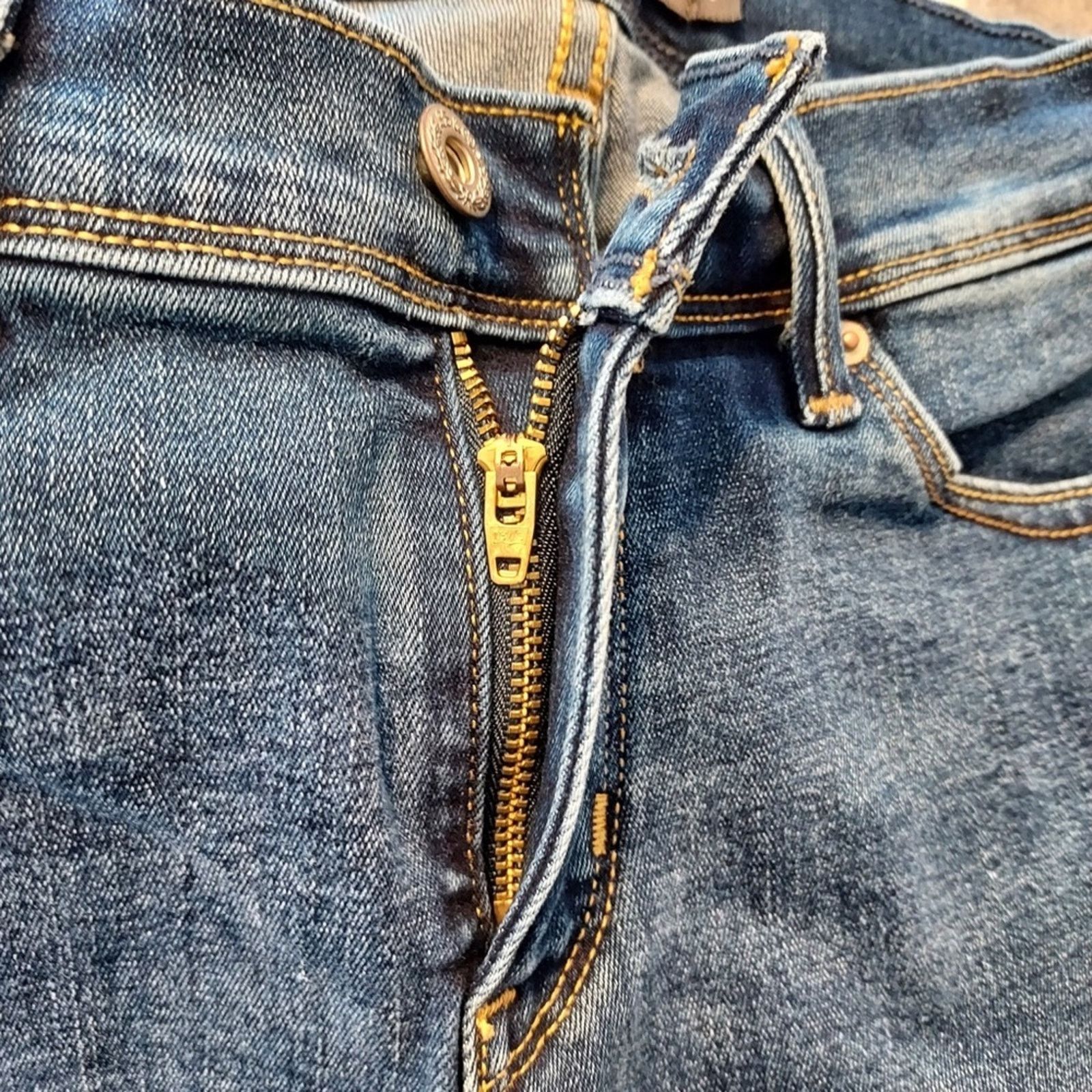 Levi's Levi's 512 Perfectly Slim Bootcut Blue Denim Mid Rise Jeans Size 27" / US 4 / IT 40 - 3 Thumbnail
