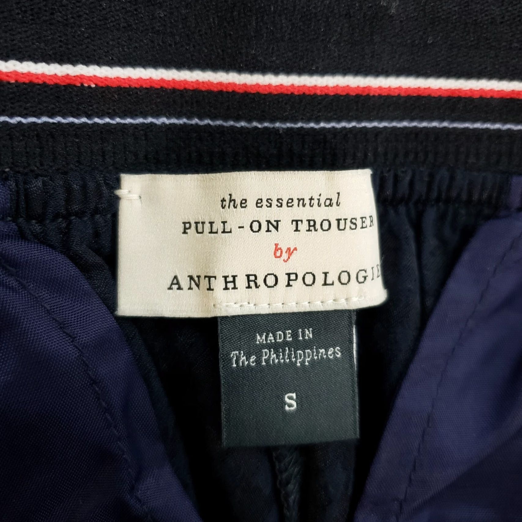 Anthropologie Anthropologie Womens The Essential Pull On Trouser Small Blue High Rise Pants Womens Size 28" / US 6 / IT 42 - 7 Thumbnail
