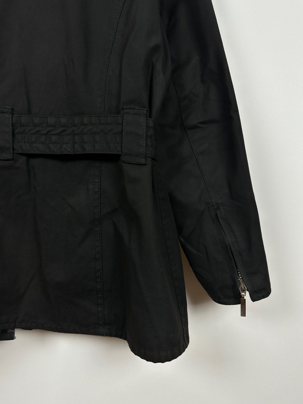 Barbour Barbour International Utility Black Waxed Motorcycle Jacket Size L / US 10 / IT 46 - 21 Thumbnail