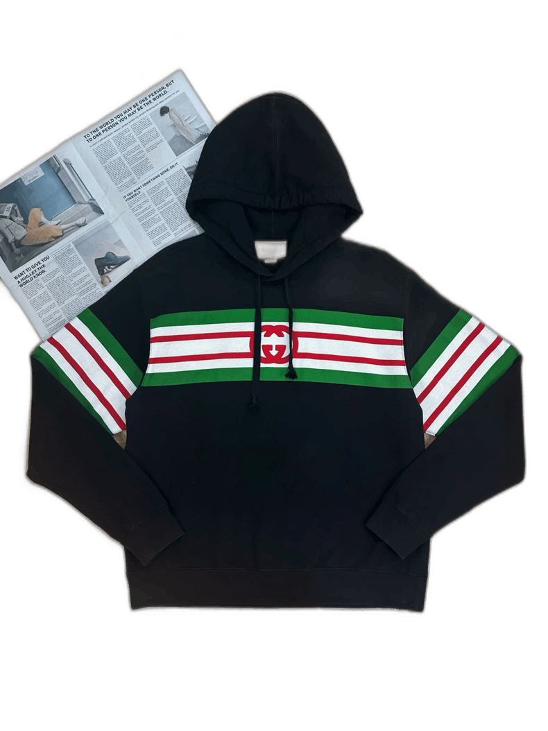 Gucci Gucci Interlocking G Print Hooded Sweatshirt Size US M / EU 48-50 / 2 - 1 Thumbnail