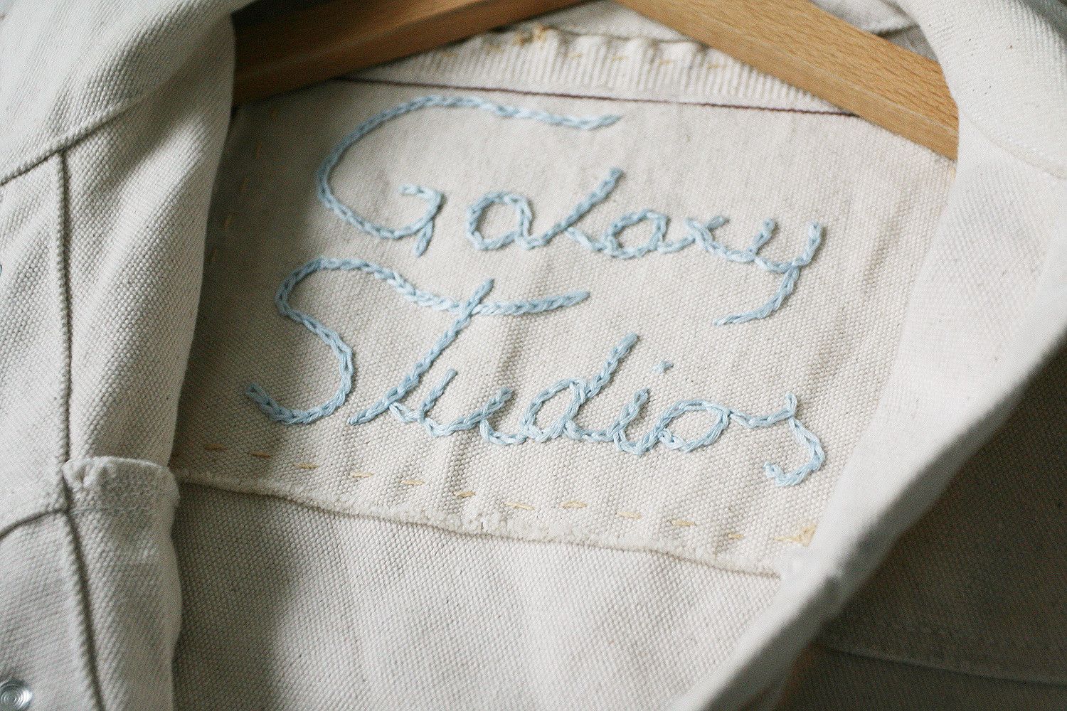 Handmade Galaxy Studios Raw Denim Type 1 I Jacket off white Size US M / EU 48-50 / 2 - 5 Thumbnail
