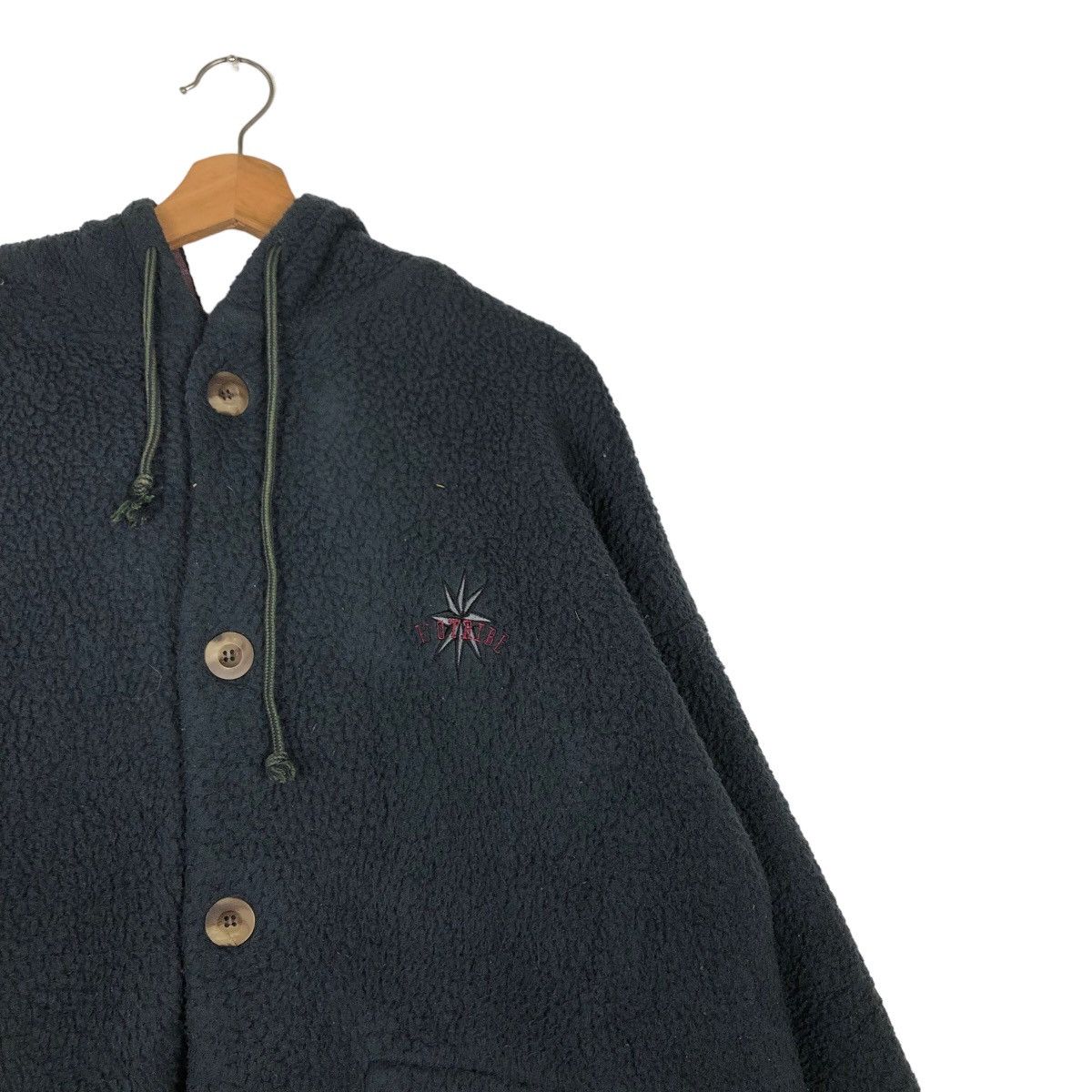 Japanese Brand Vintage Biotribe Made in Usa Fleece Jacket Skate Streetwear Size US M / EU 48-50 / 2 - 6 Thumbnail