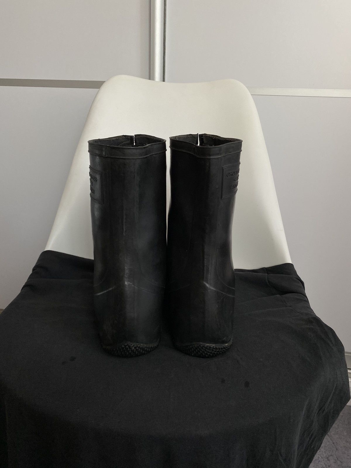 Other Avant Garde Vintage 80s Military Waterproof Boots Size US 12 / EU 45 - 8 Thumbnail