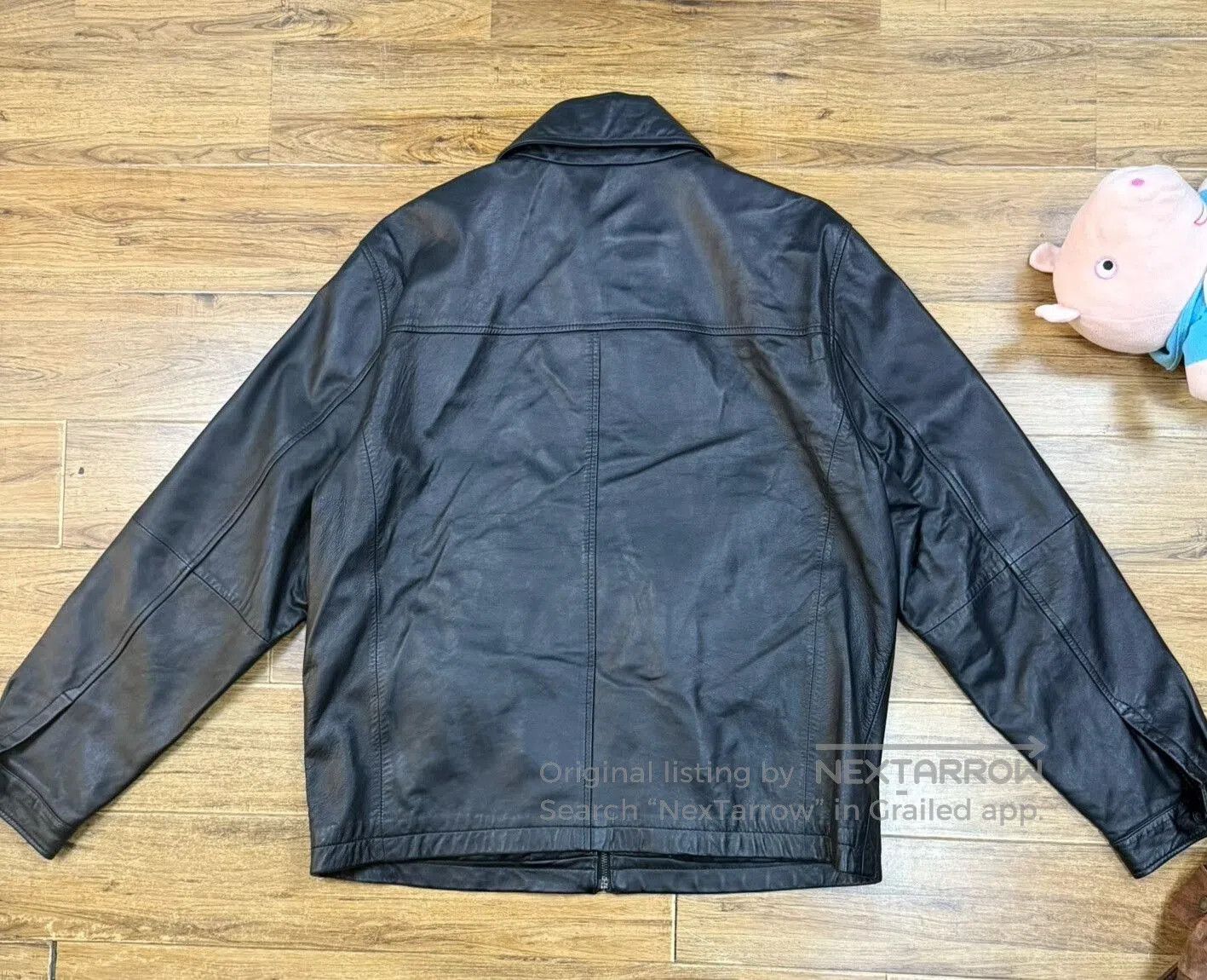 Brooks Brothers Brooks Brothers Men's Leather Jacket. Size US L / EU 52-54 / 3 - 2 Thumbnail
