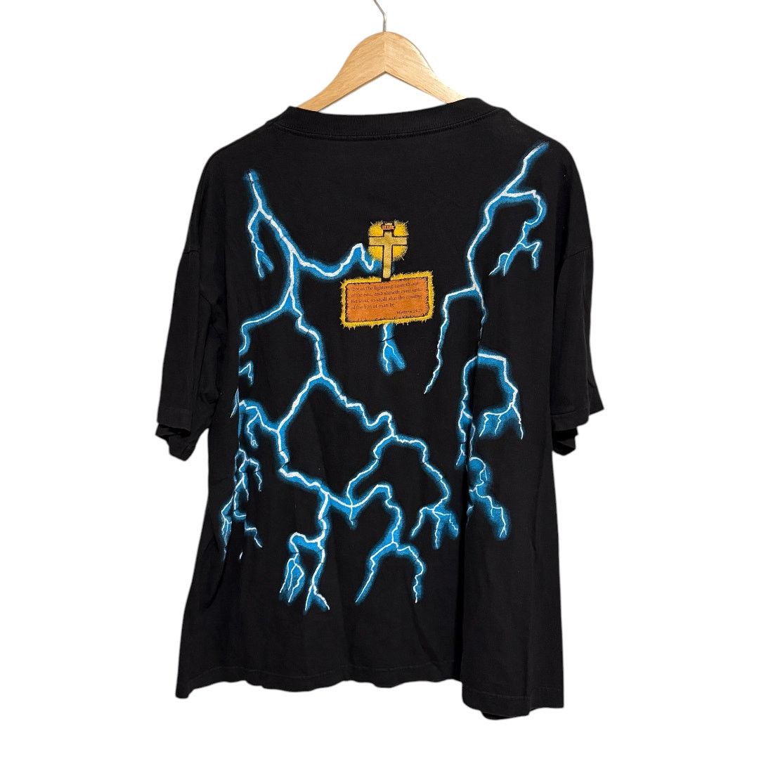 Other 90s Jesus Power Lightening All Over Print Shirt Size US XL / EU 56 / 4 - 3 Thumbnail