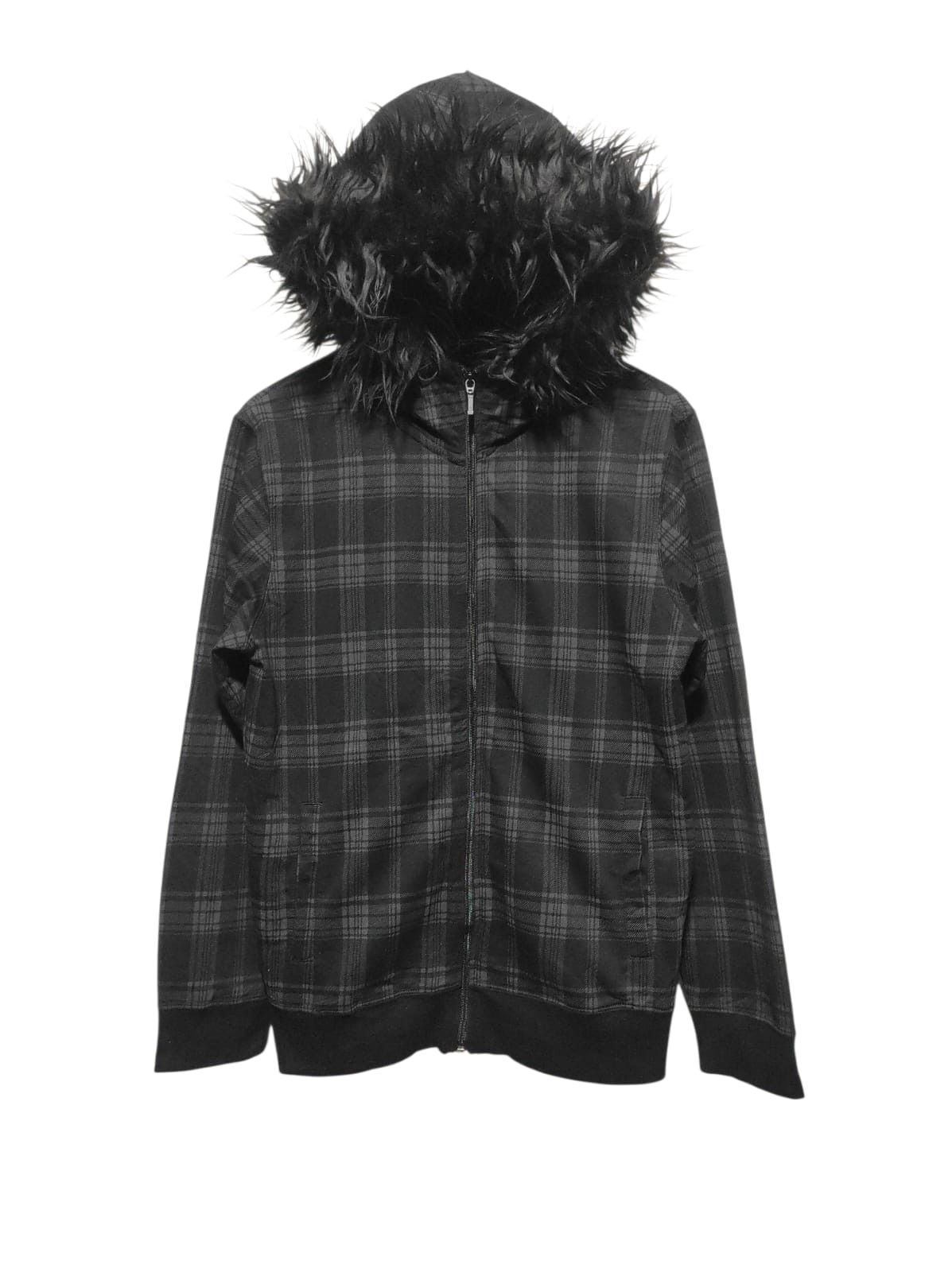Hysteric Glamour Louis Chavlon Plaid Zipper Fur Hoodie i6w9 Lgb Style Size US M / EU 48-50 / 2 - 1 Thumbnail
