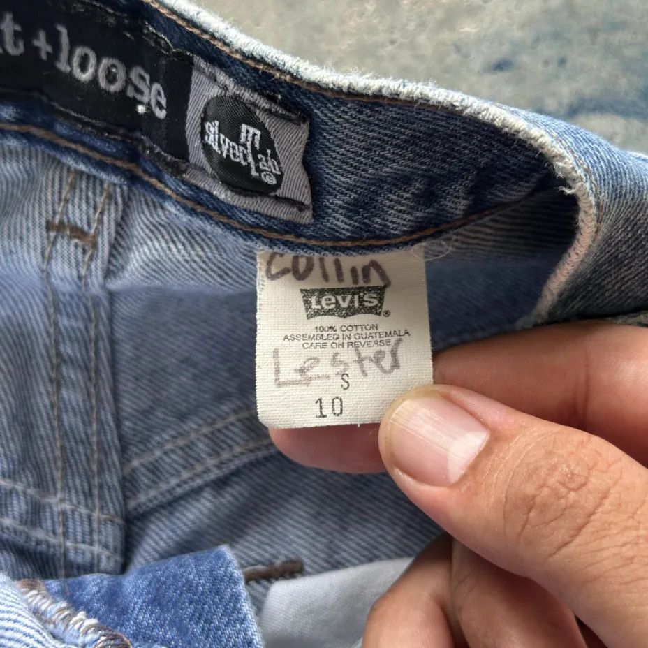 Levi's Vintage Levi's Silver Tab Wide Leg Denim Jeans Size 26" / US 2 / IT 38 - 6 Thumbnail