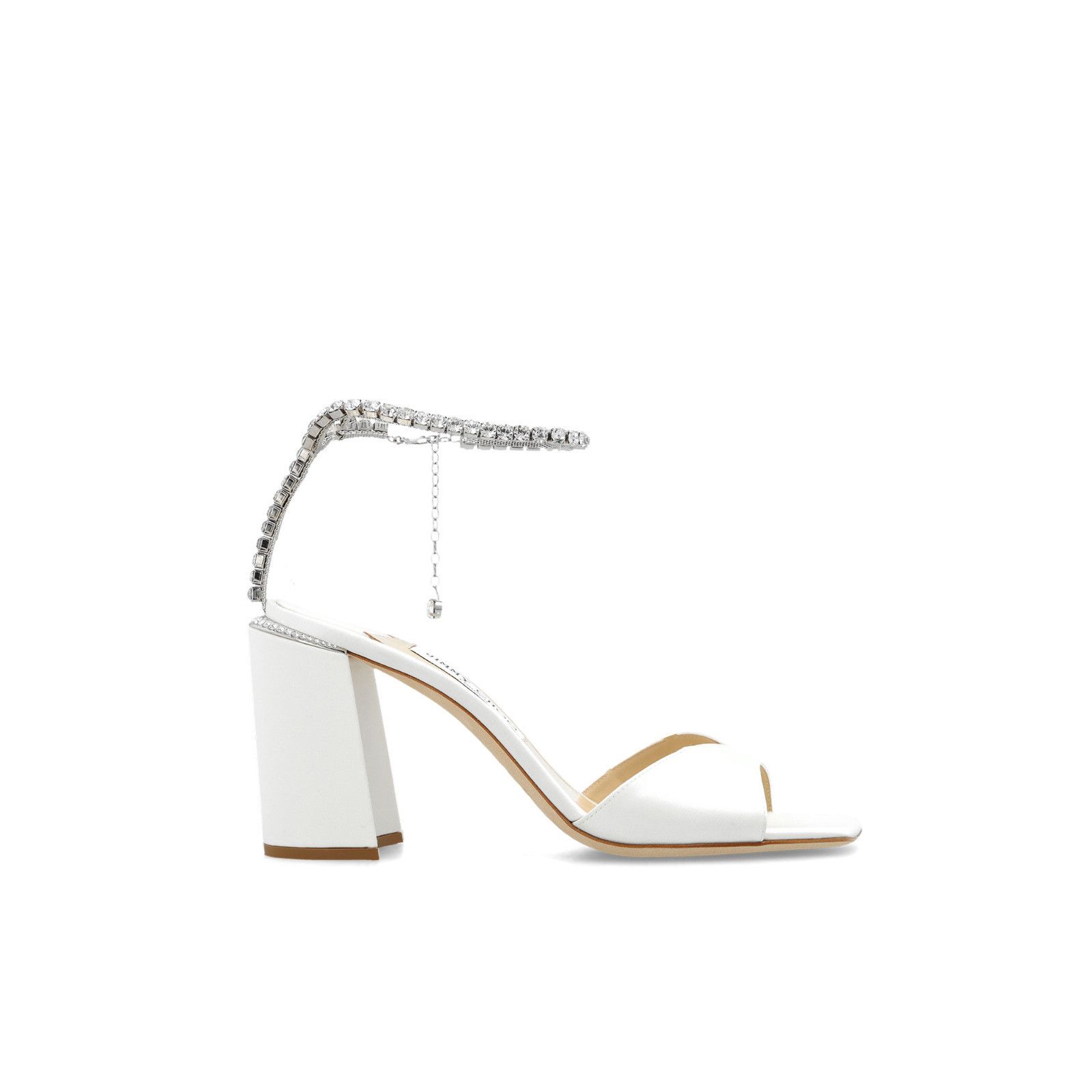 JIMMY CHOO 'Saeda' White Platform Sandals New & Authentic (W