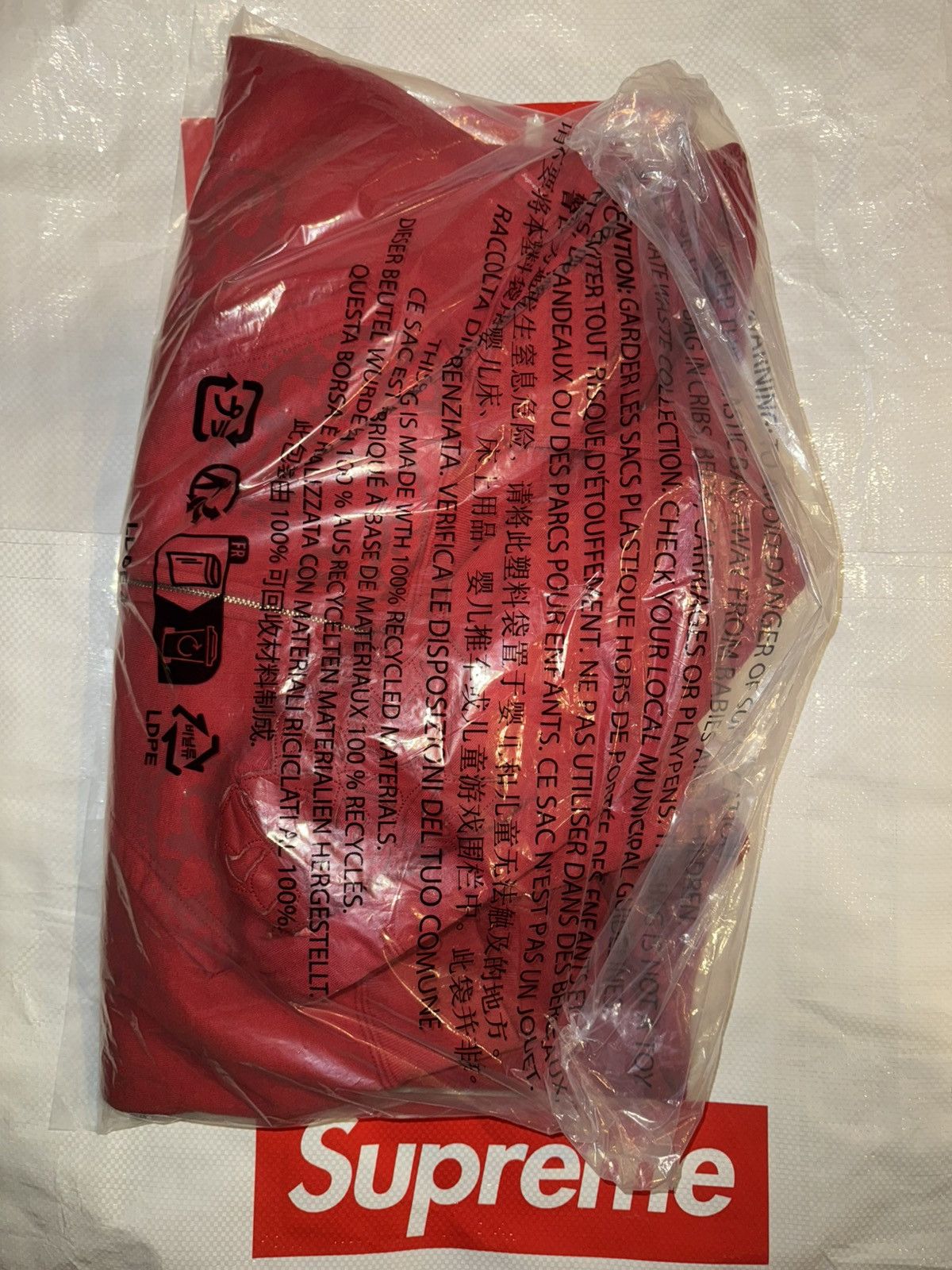 Supreme Supreme Leather Appliqué Zip Up Hooded Sweatshirt Size US S / EU 44-46 / 1 - 5 Thumbnail