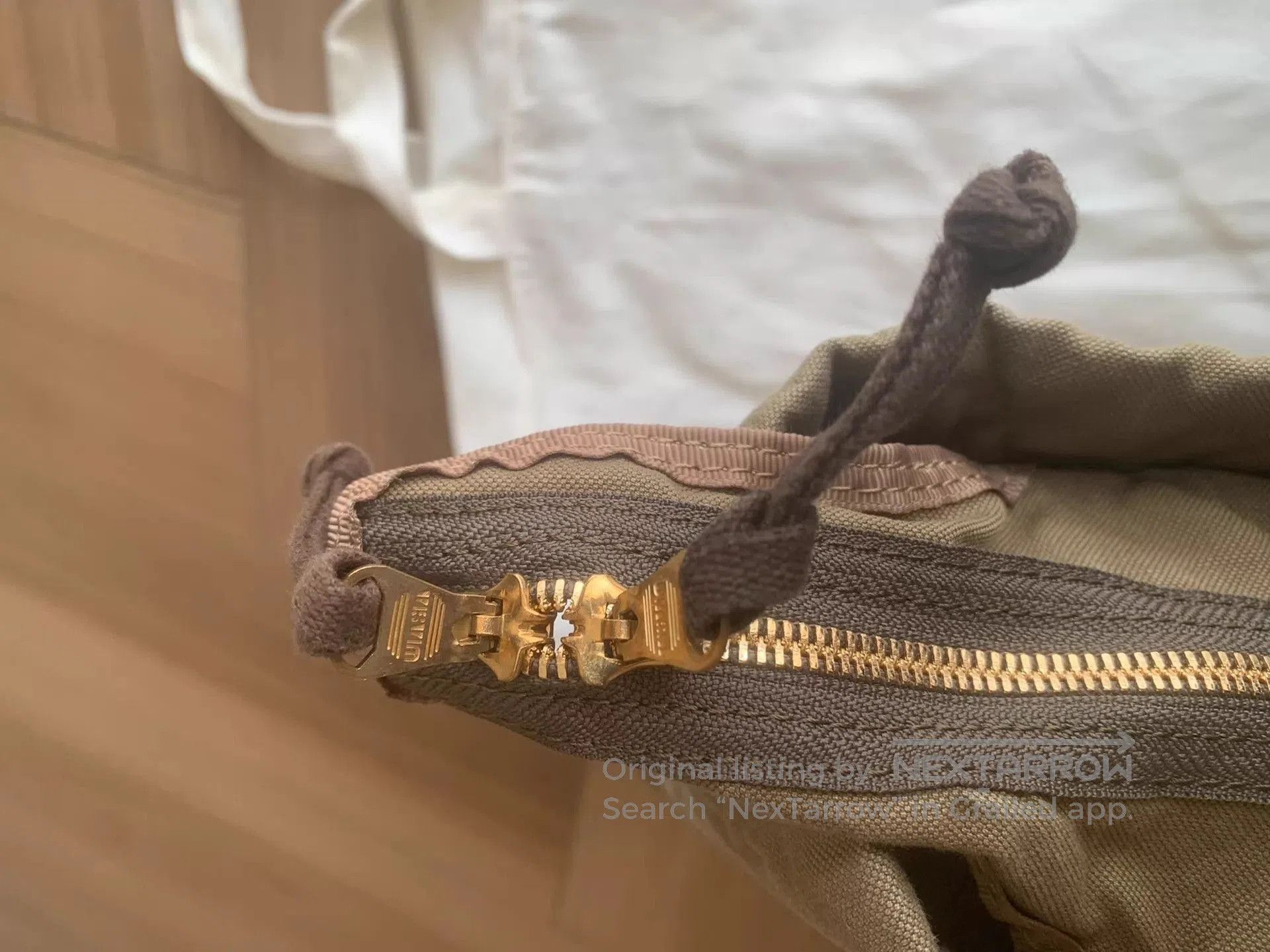 Visvim Beige Quilted Tote Bag with Structured Straps. Size ONE SIZE - 4 Thumbnail