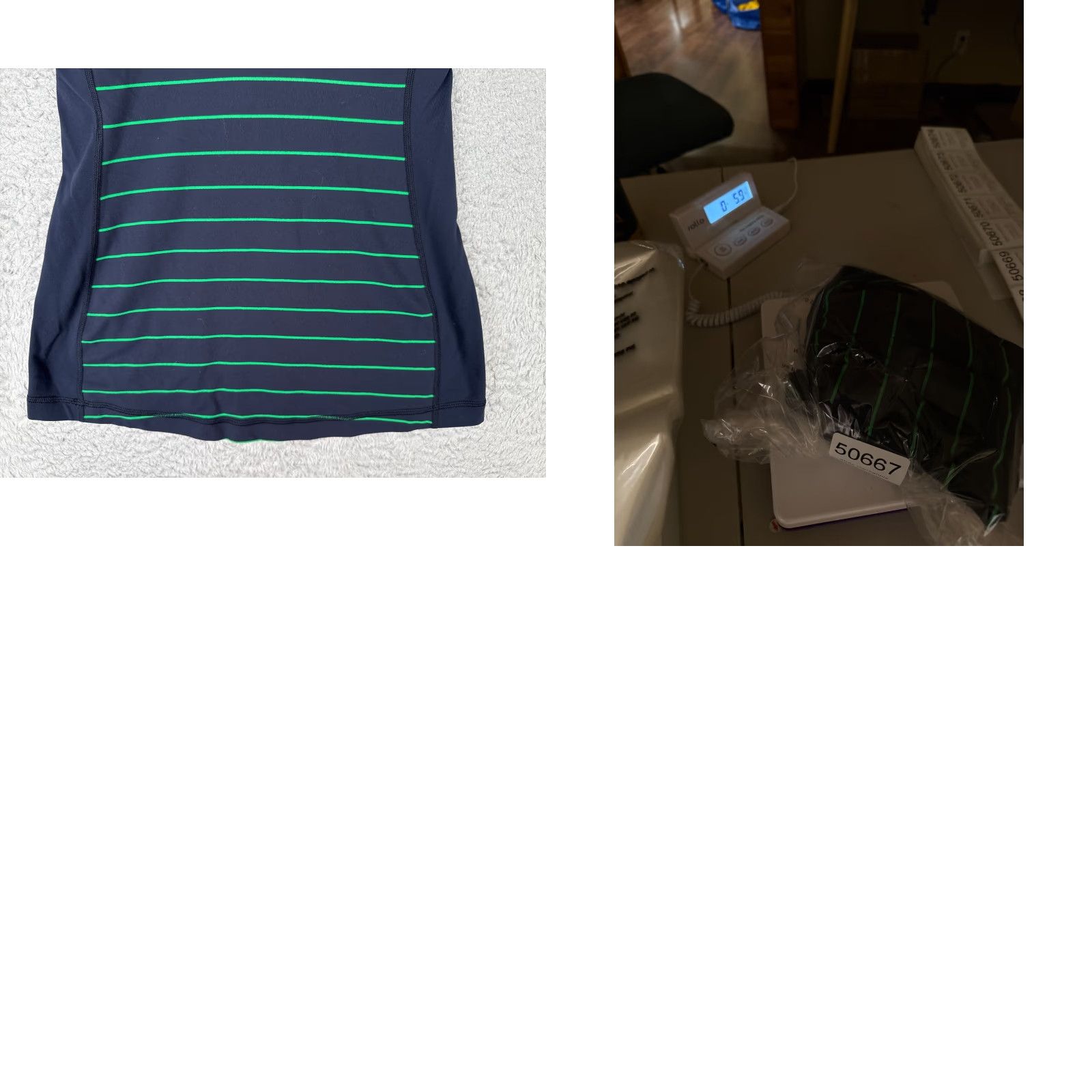 Lululemon Lululemon Shirt Women 8 Tank Sleeveless Built-In Bra Yoga Athletic Yoga Shirt Blue Green Scoop Neck Tank Woman 8 Womens Size M / US 6-8 / IT 42-44 - 9 Thumbnail