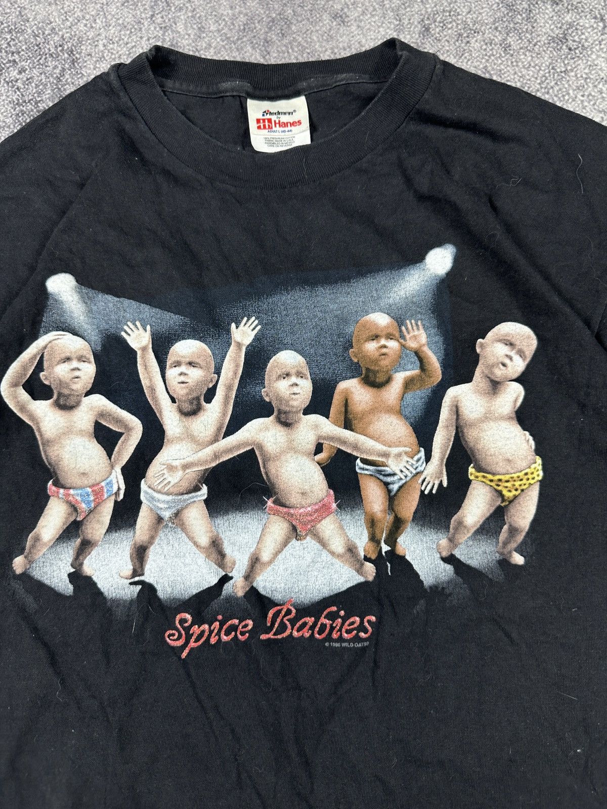Band Tees Y2K Spice Babies 1998 Logo T-shirt Rare Bands Streetwear L Size US XL / EU 56 / 4 - 2 Thumbnail