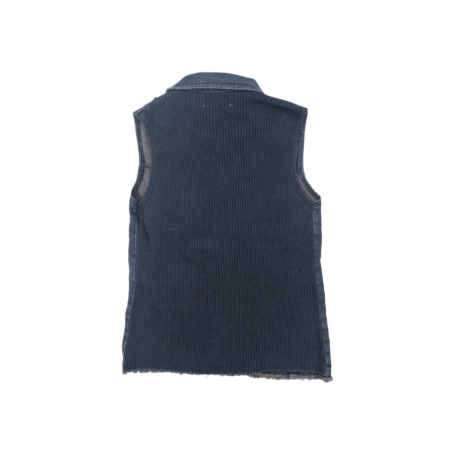 Yohji Yamamoto SACSNY Y'SACCS YOHJI YAMAMOTO EMBROIDERY FLOWER DENIM VEST Size M / US 6-8 / IT 42-44 - 2 Thumbnail
