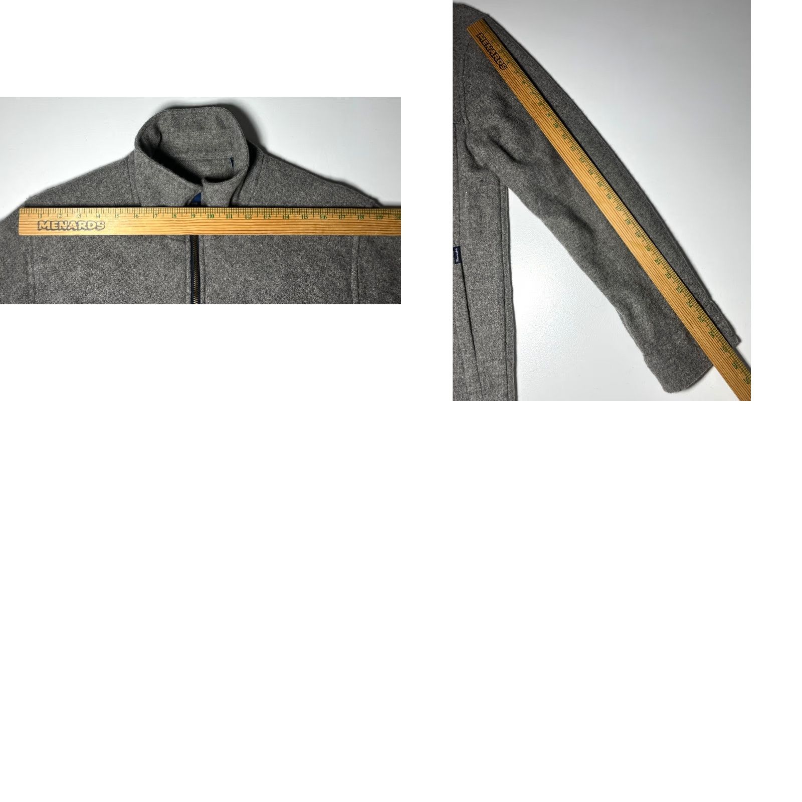 Faconnable VINTAGE Façonnable Men's Full Zip Jacket 100% Wool Gray L Wool Jacket Mens Size L Gray Classic Designer City Tweed Pockets Size US L / EU 52-54 / 3 - 10 Thumbnail