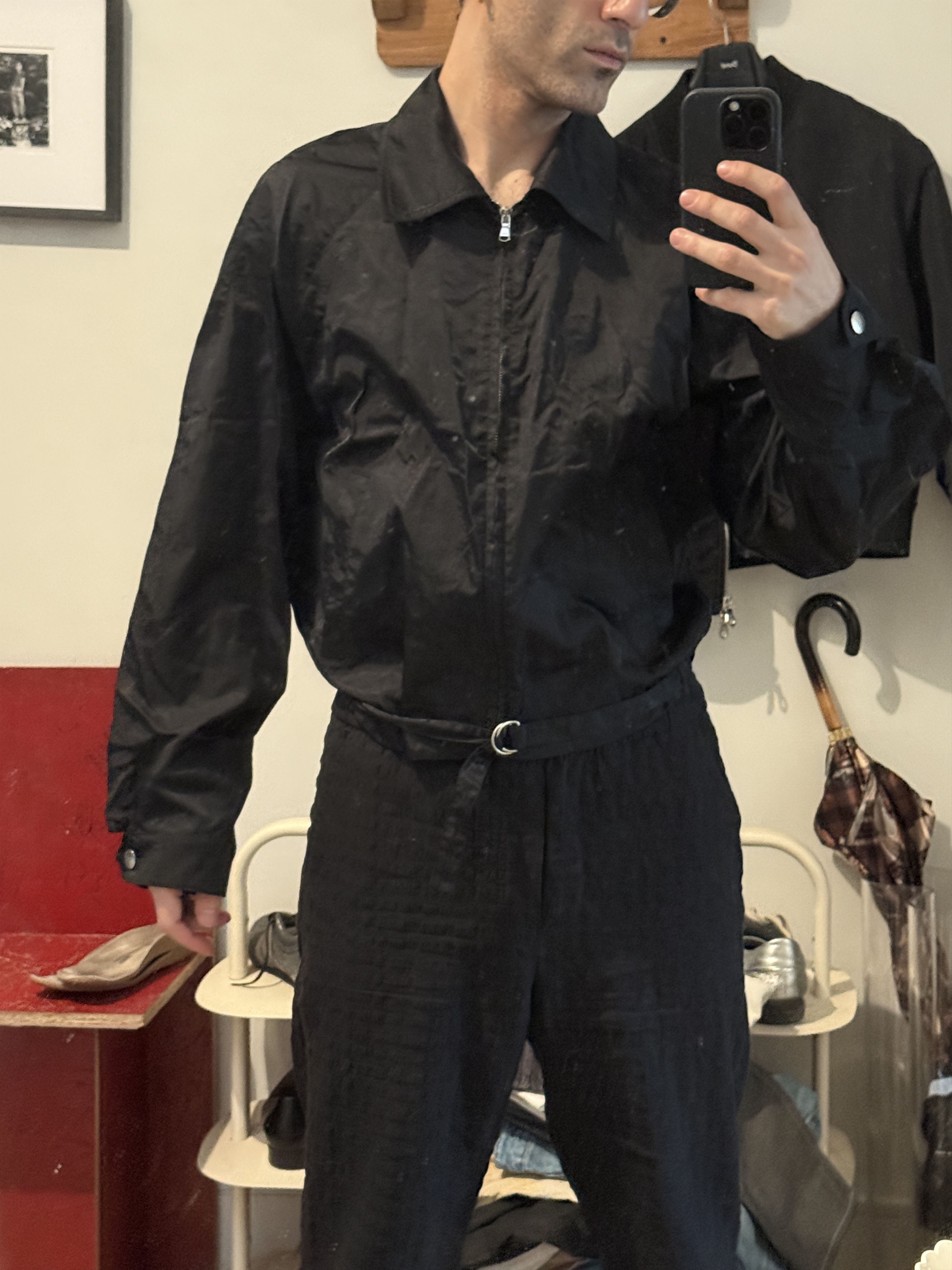 Black nylon jacket