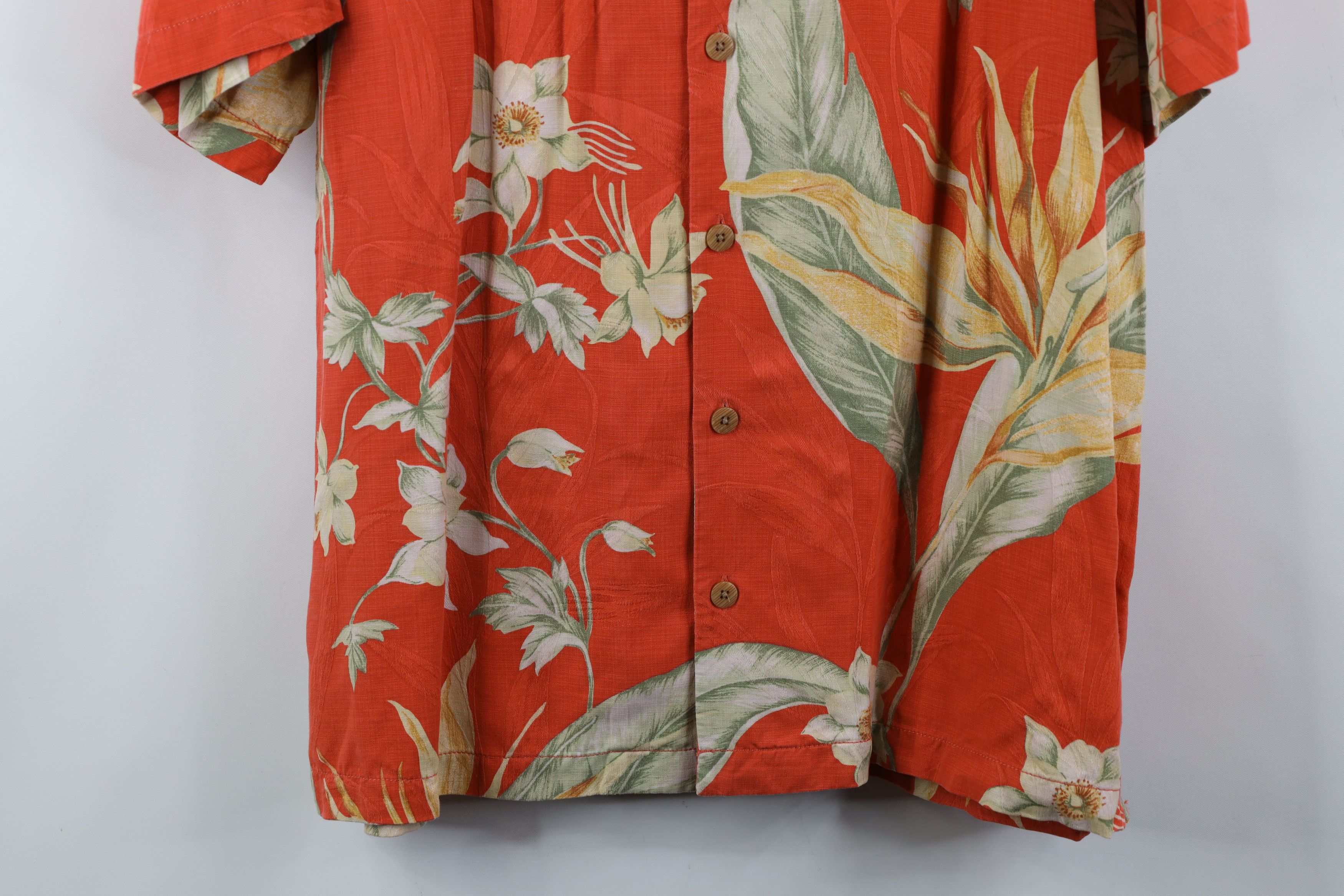 Tommy Bahama Vintage Y2K Tommy Bahama Looped Collar Button Shirt Luau Size US L / EU 52-54 / 3 - 3 Thumbnail