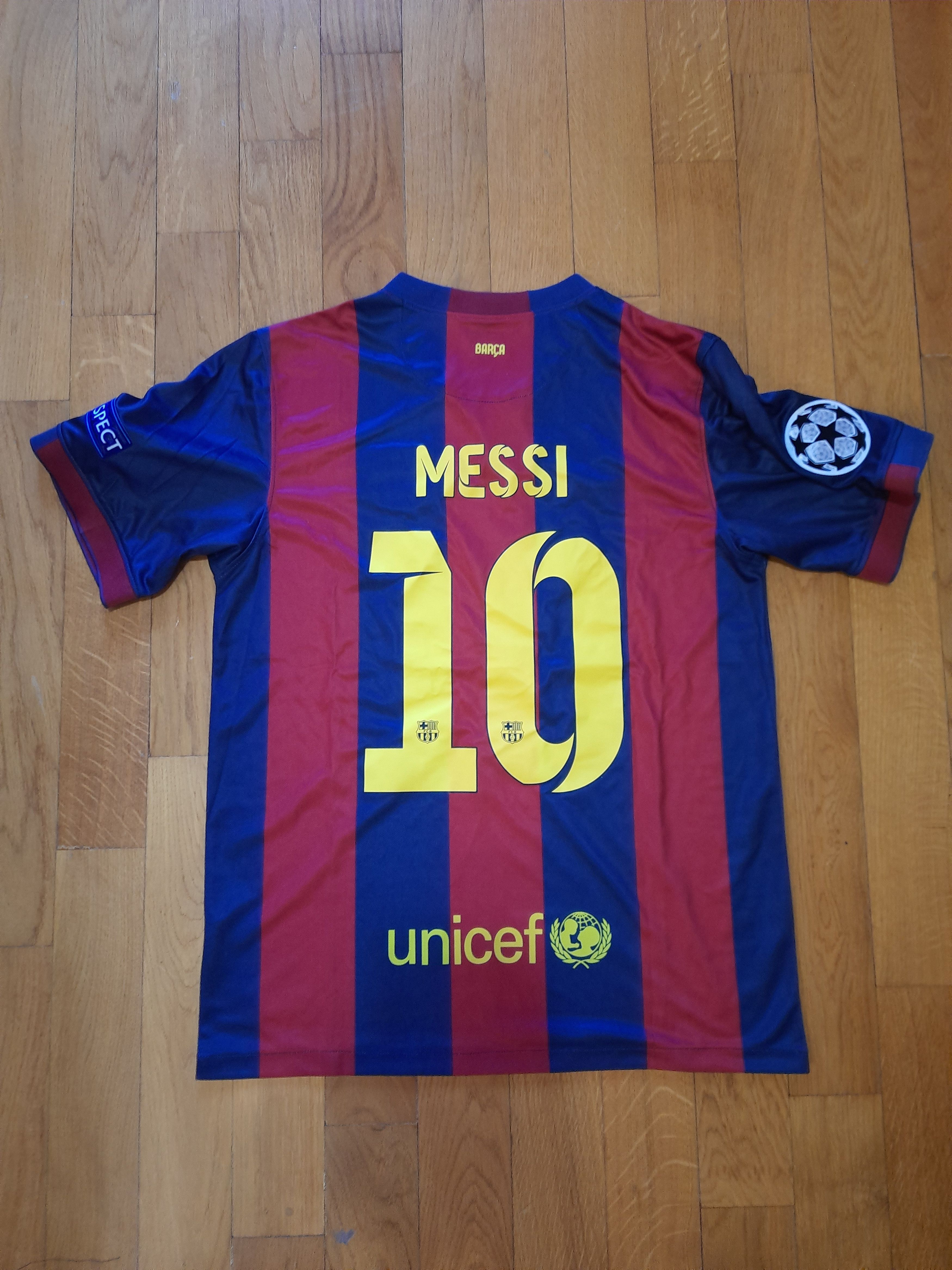 Other F C Barcelona Lionel Messi Football Soccer Size US L / EU 52-54 / 3 - 9 Thumbnail