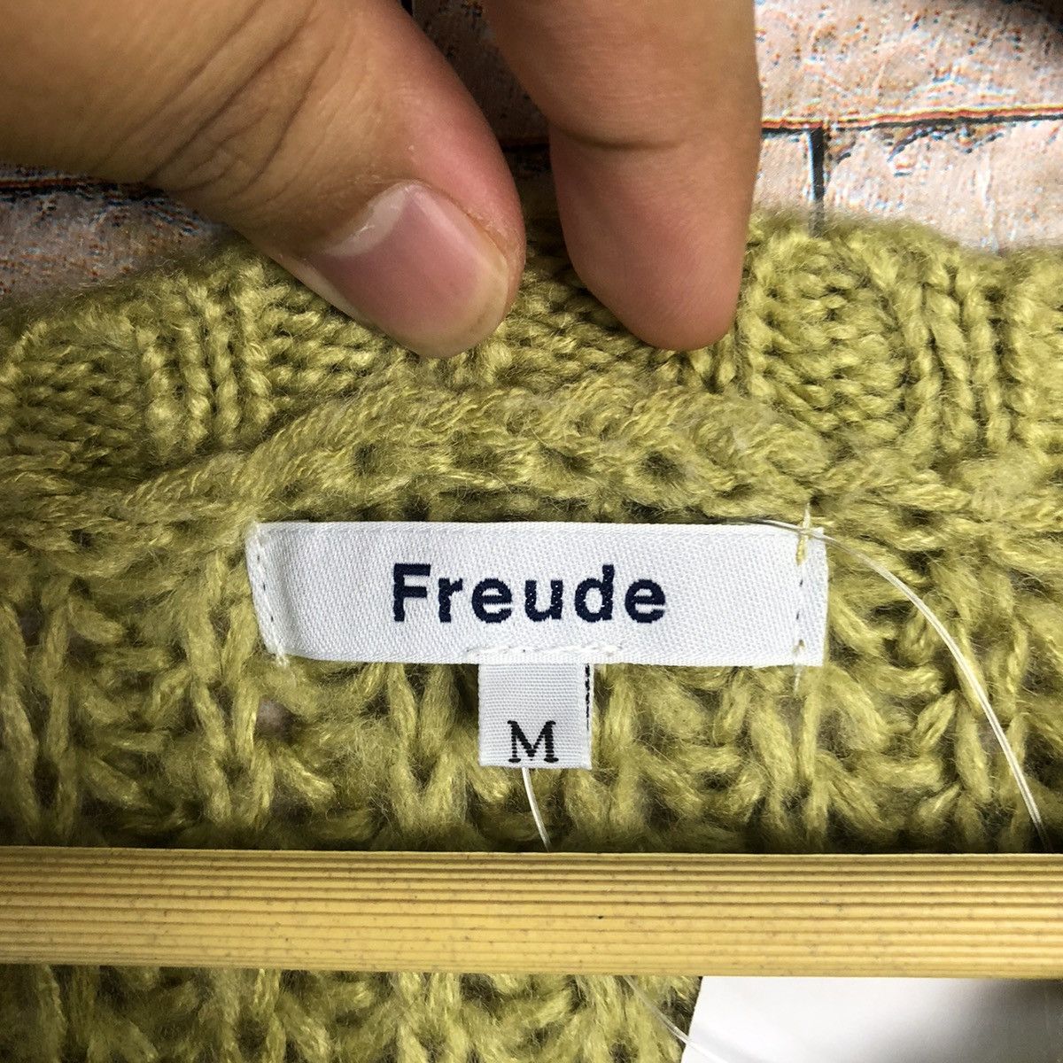Vintage Freude streetwear Green Knitwear #A478 Size US M / EU 48-50 / 2 - 9 Thumbnail