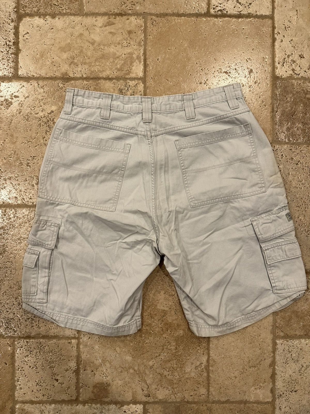 Vintage × Wrangler Vintage Wrangler Biege / Tan Cargo Shorts Size US 34 / EU 50 - 5 Thumbnail
