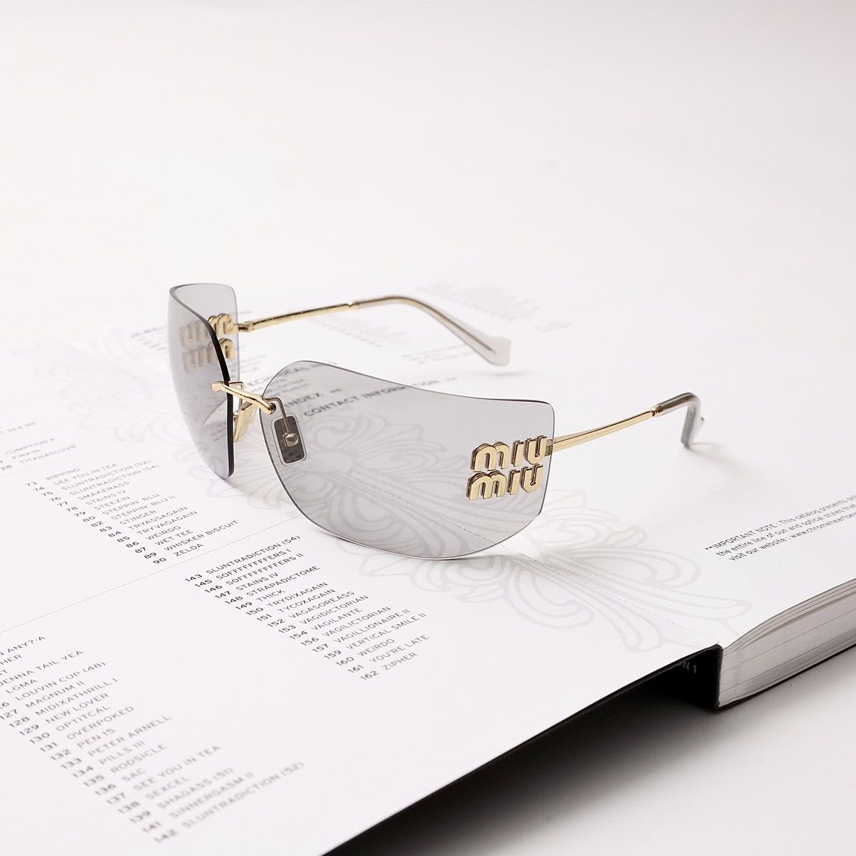 Miu Miu MIU MIU 0MU 54YS SUNGLASSES Size ONE SIZE - 1 Thumbnail